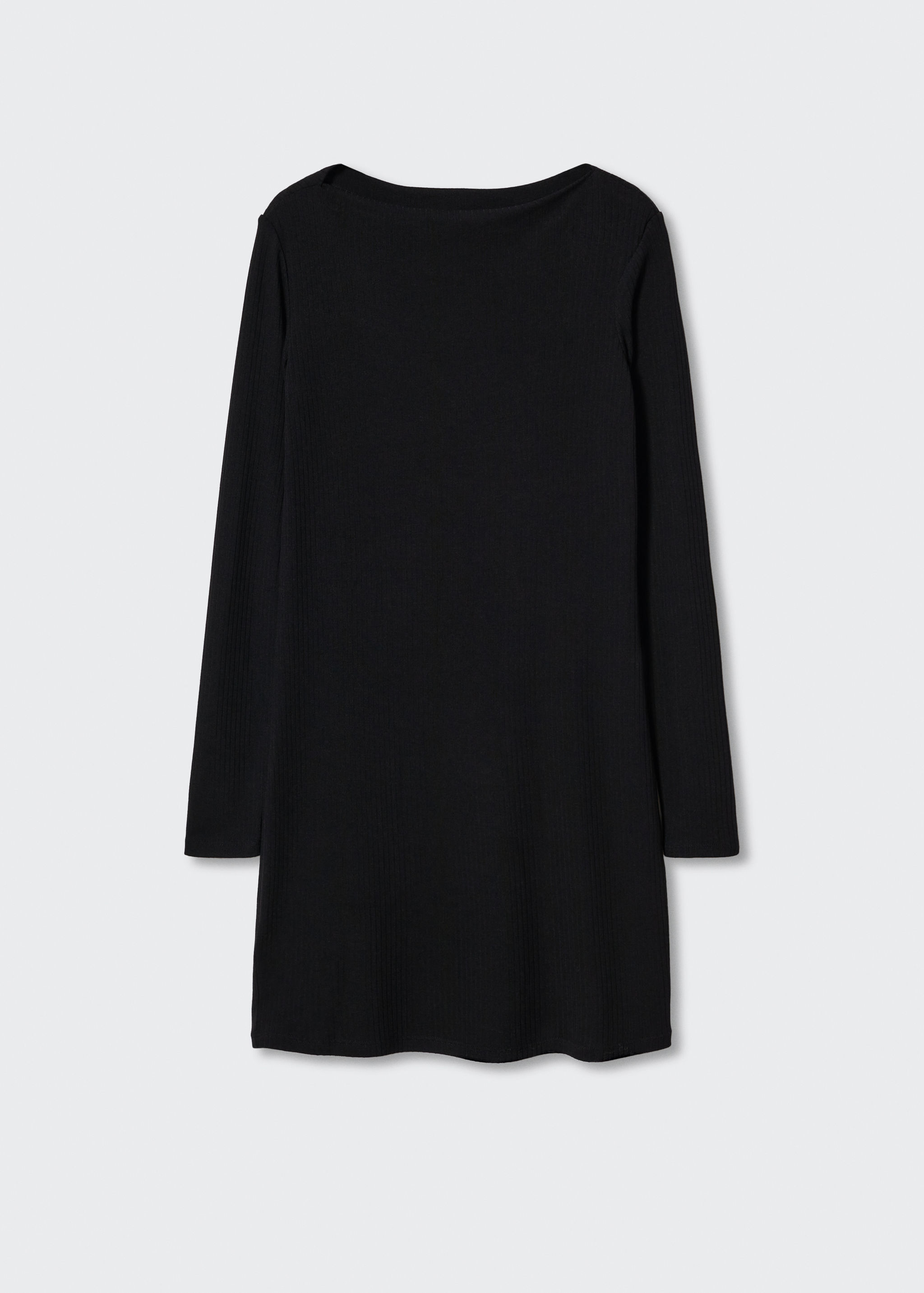 Vestit curt canalé - Article sense model
