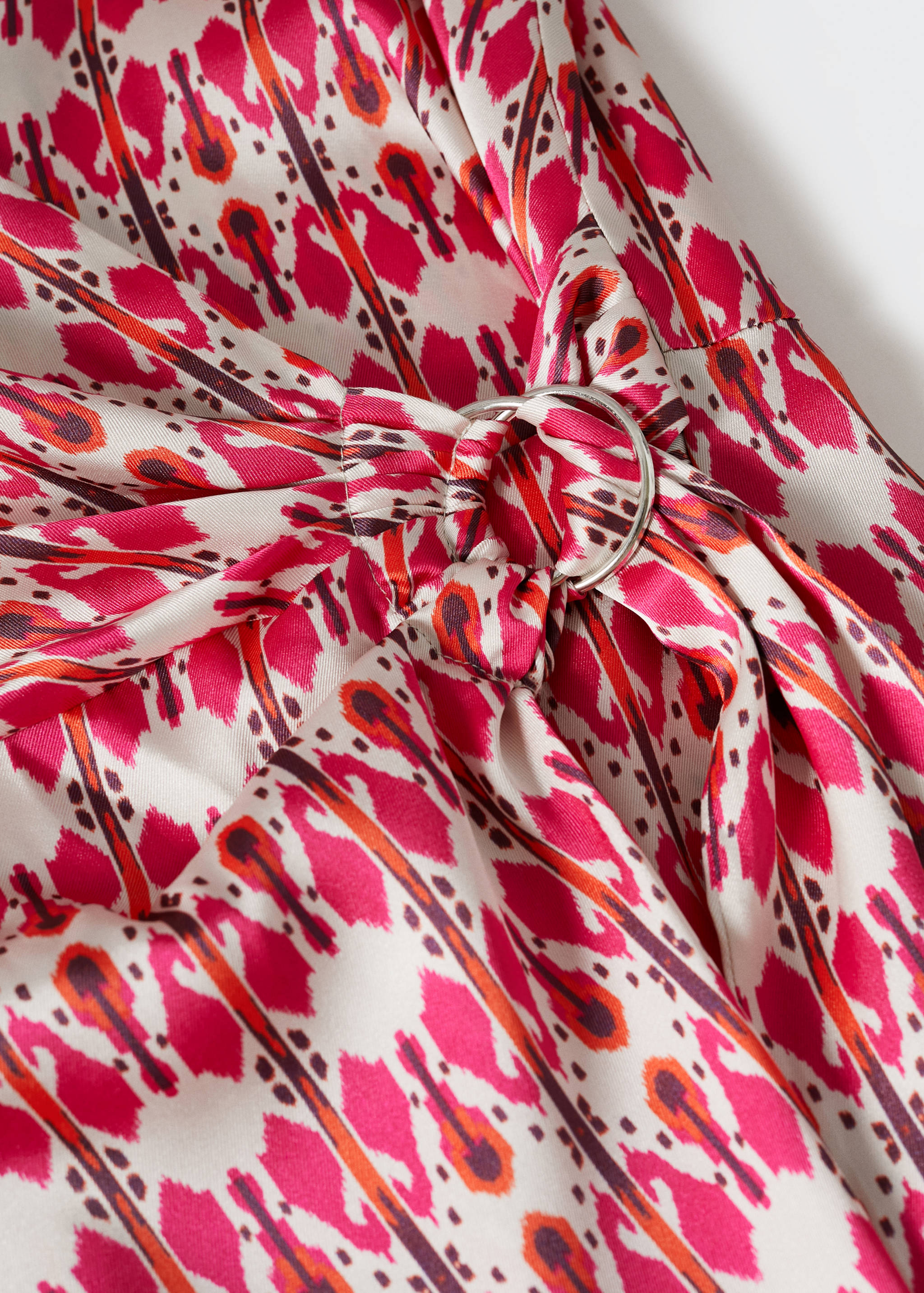 Gemustertes Wickelkleid - Detail des Artikels 8