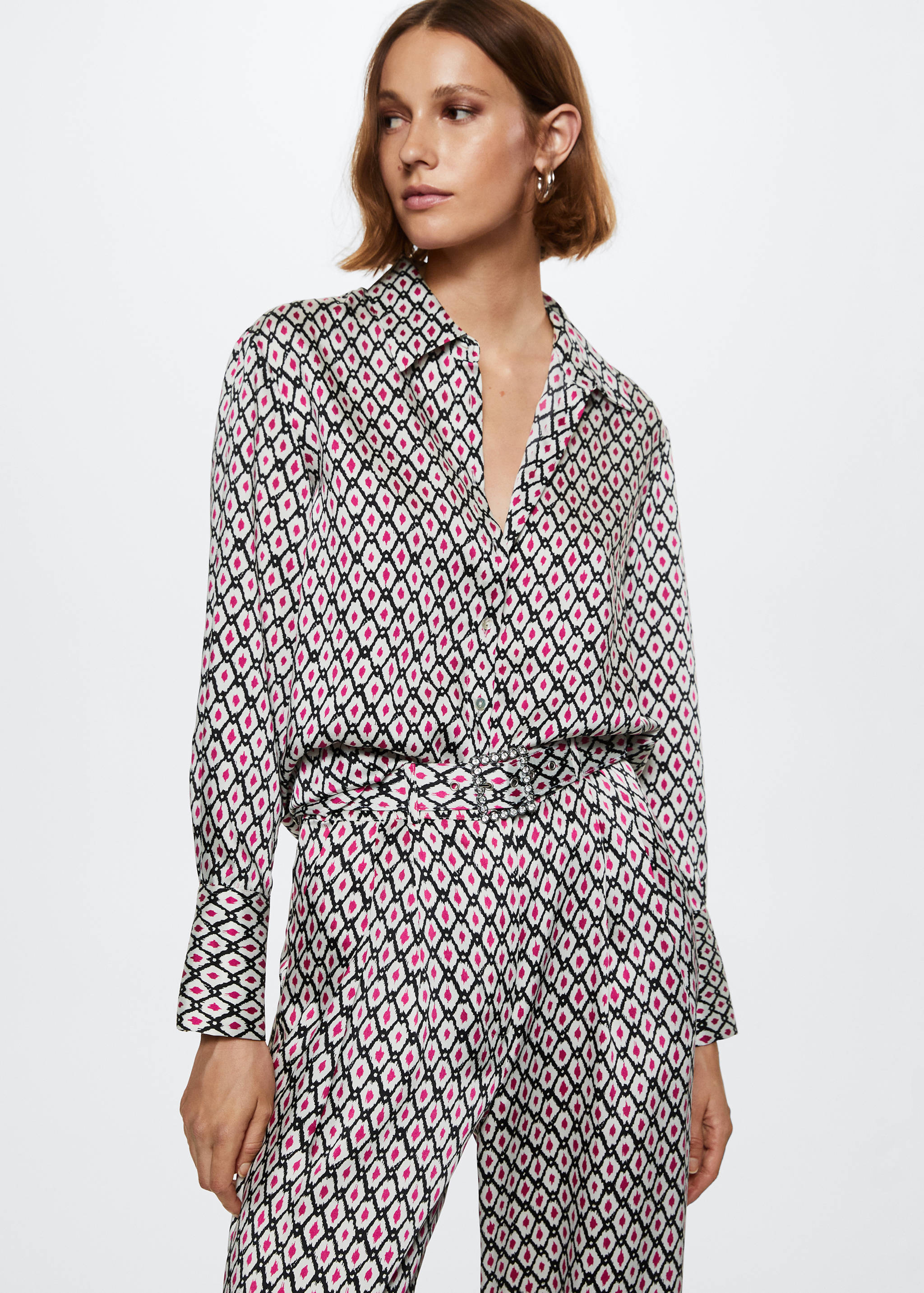 Pantalons palazzo estampats - Detall de l'article 1