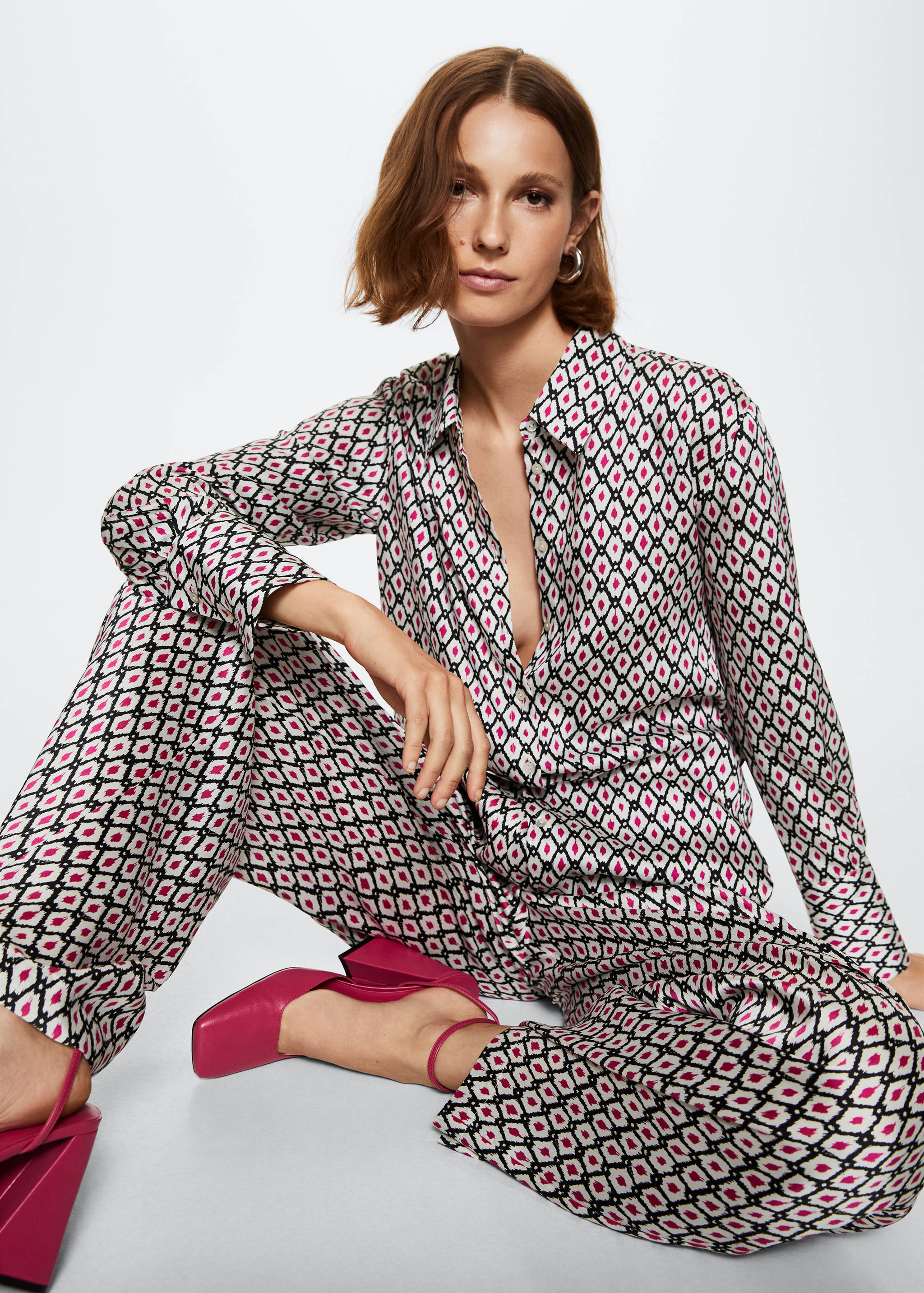 Pantalons palazzo estampats - Detall de l'article 2