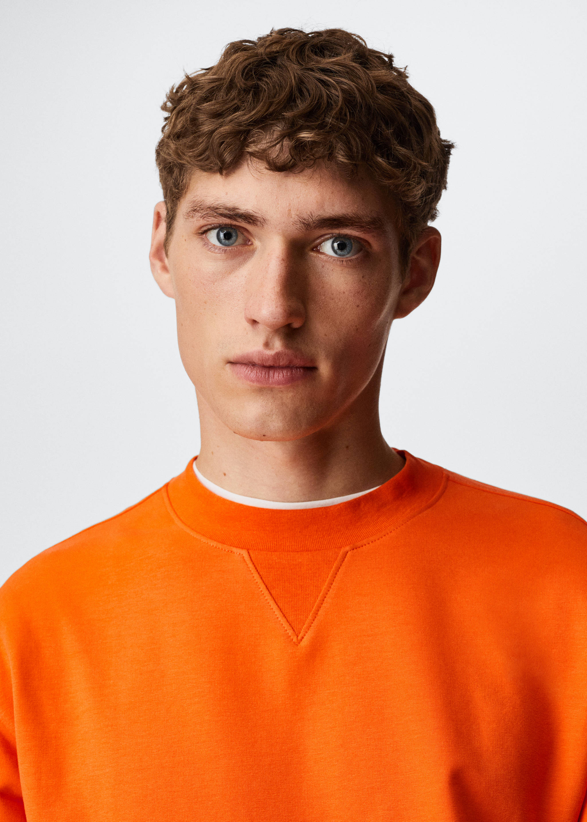 Sweat-shirt coton à poche - Détail de l'article 1