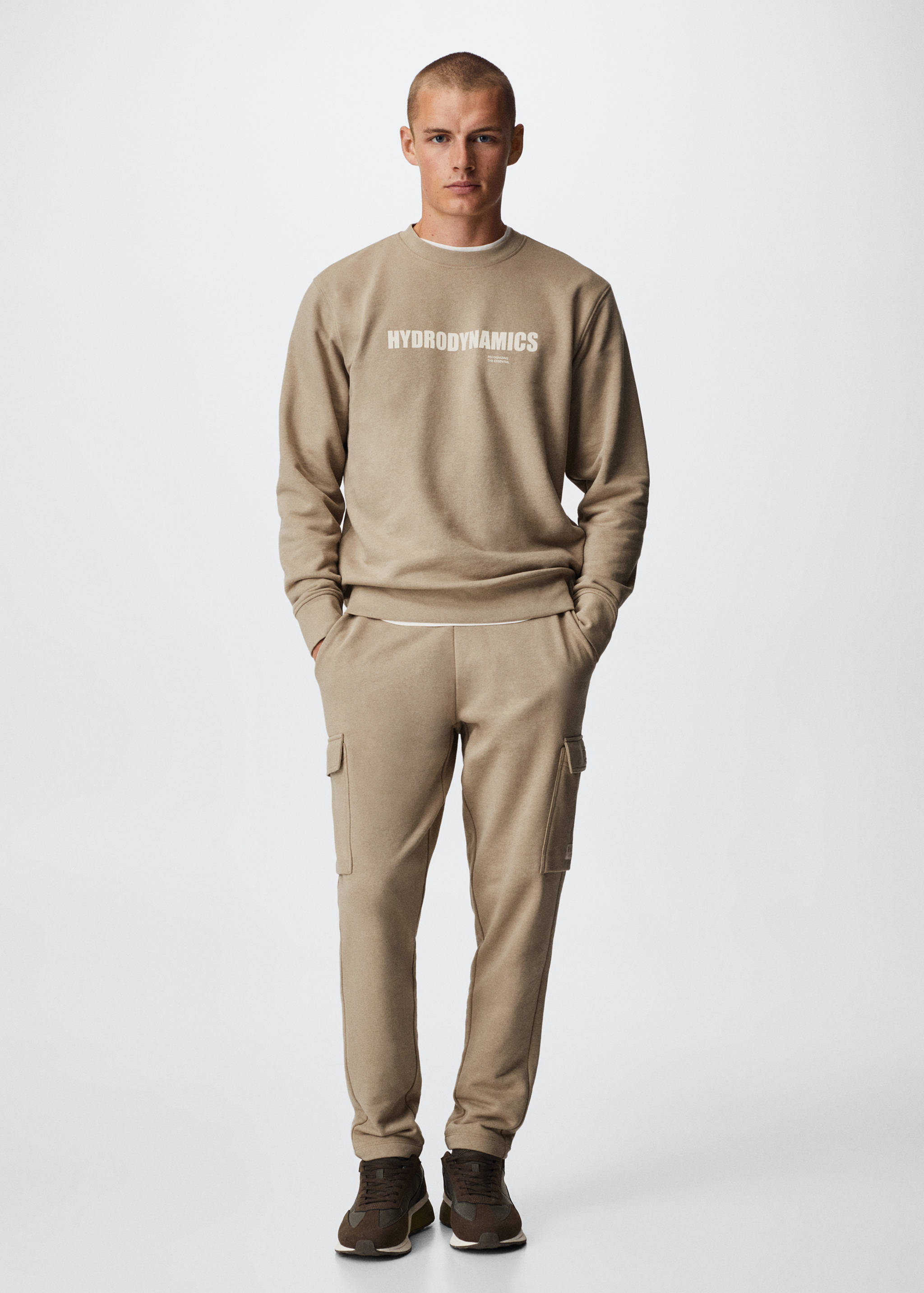 Suéter algodão mensagem - Plano geral