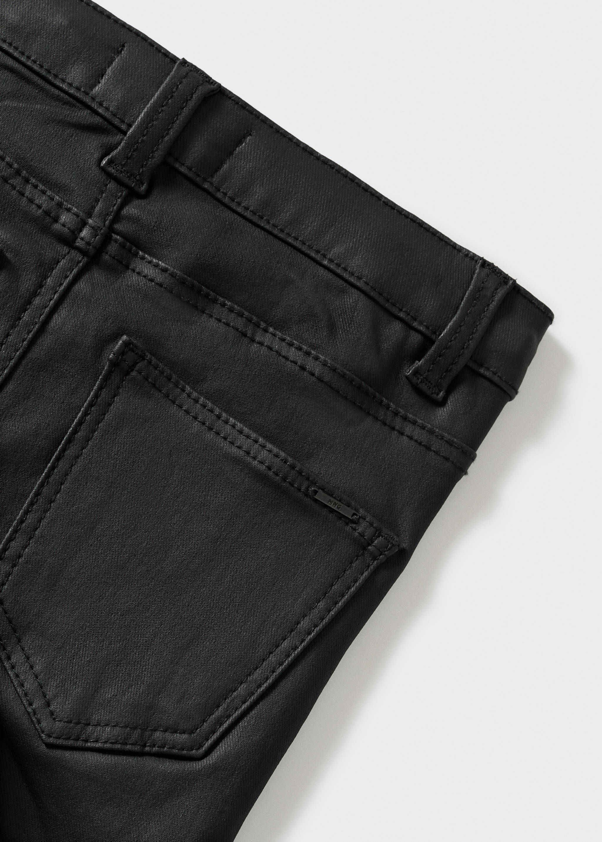 Skinny-Hose in Wachs-Optik - Detail des Artikels 8