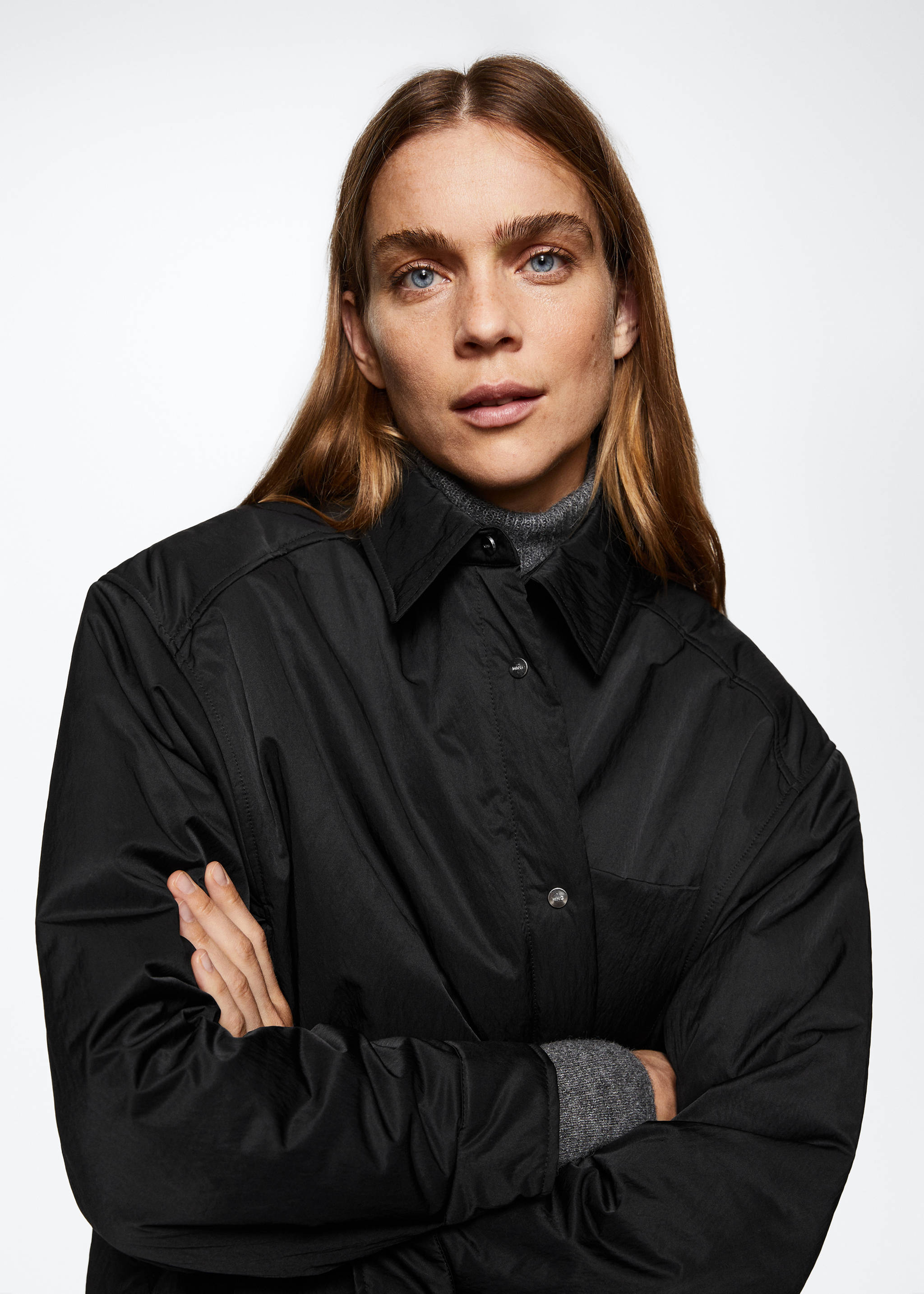 Oversized quilted jacket - Details of the article 4