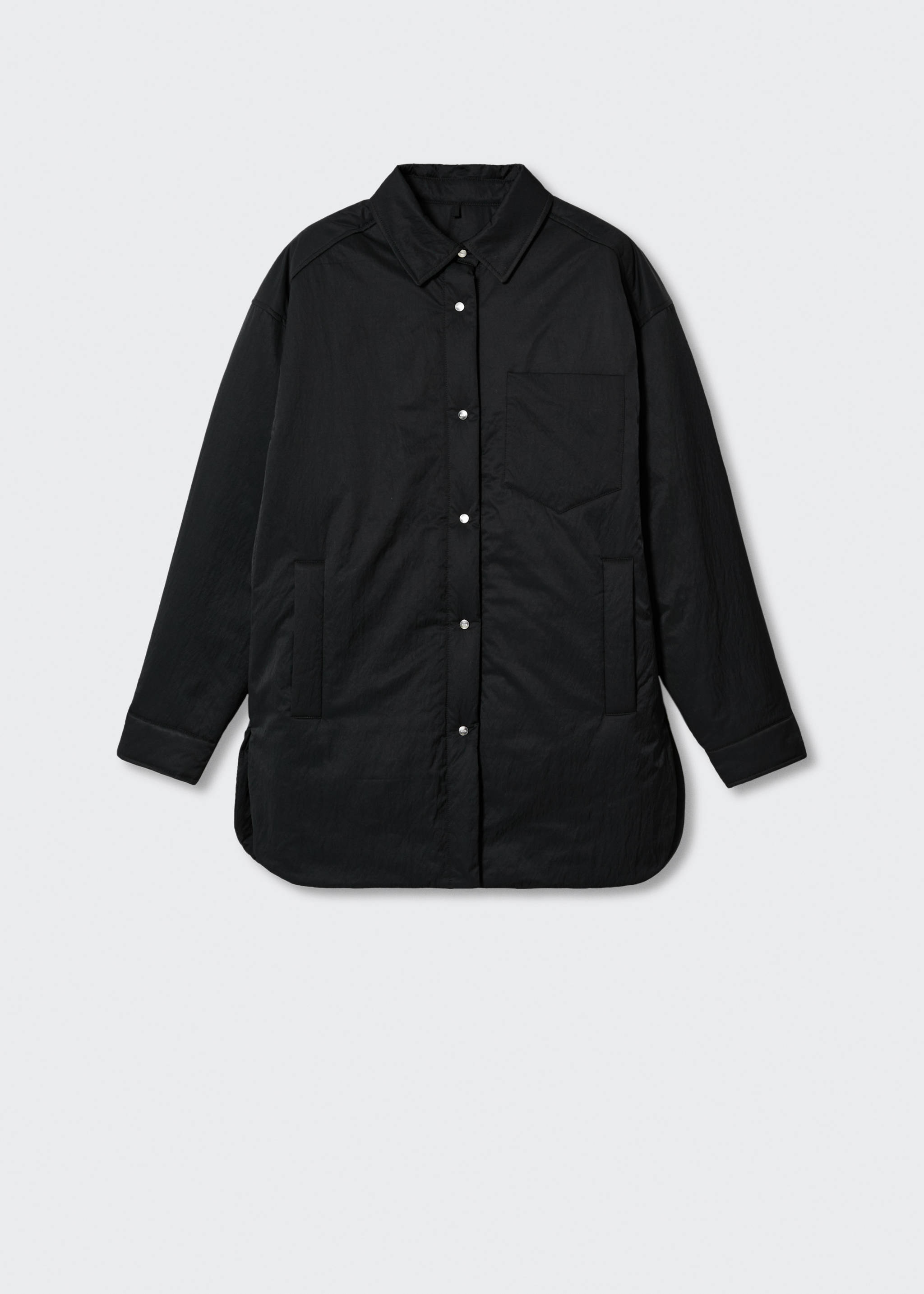 Oversized quilted jacket - Article without model