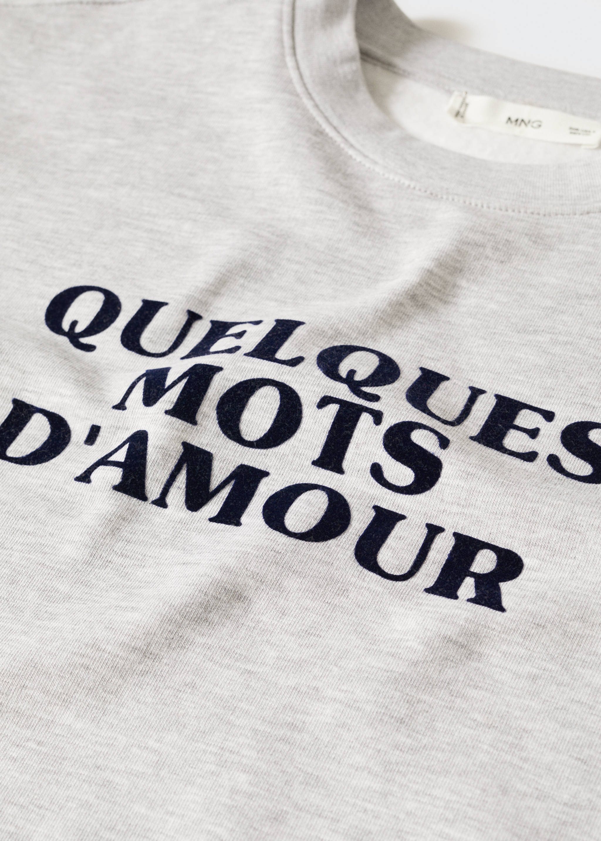 Βαμβακερή φούτερ με στάμπα - Λεπτομέρεια του προϊόντος 8