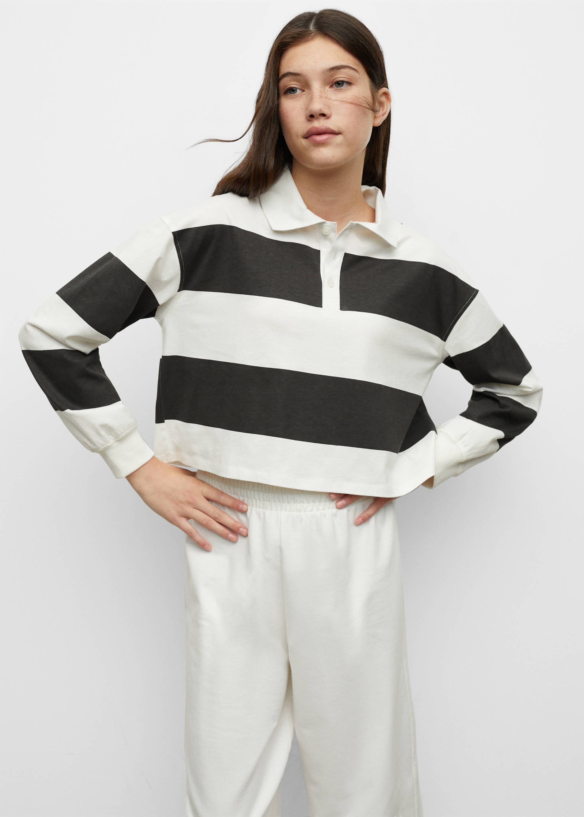 Pantalón jogger punto - Plano medio