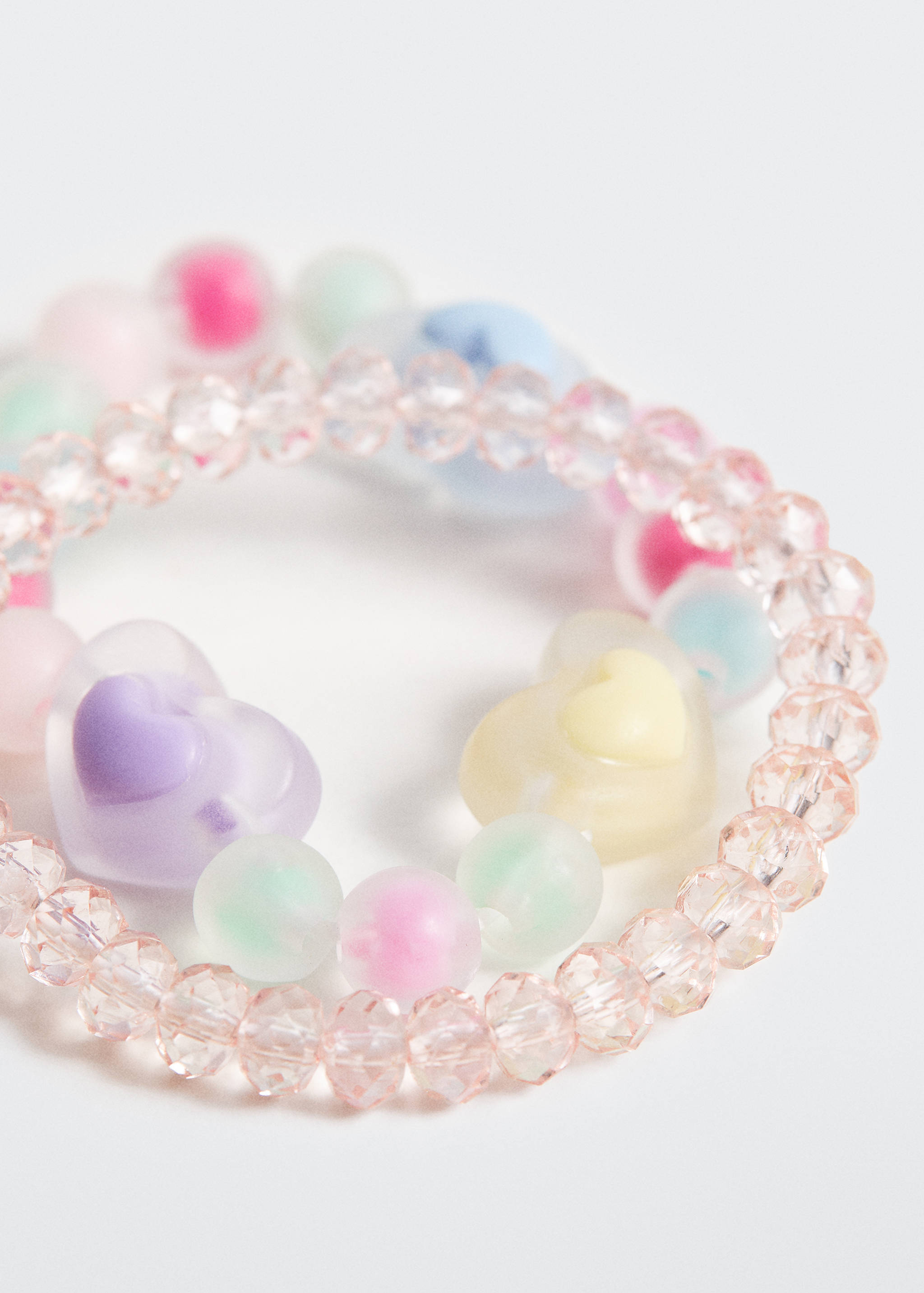 2-pack bead bracelets - Medium plane