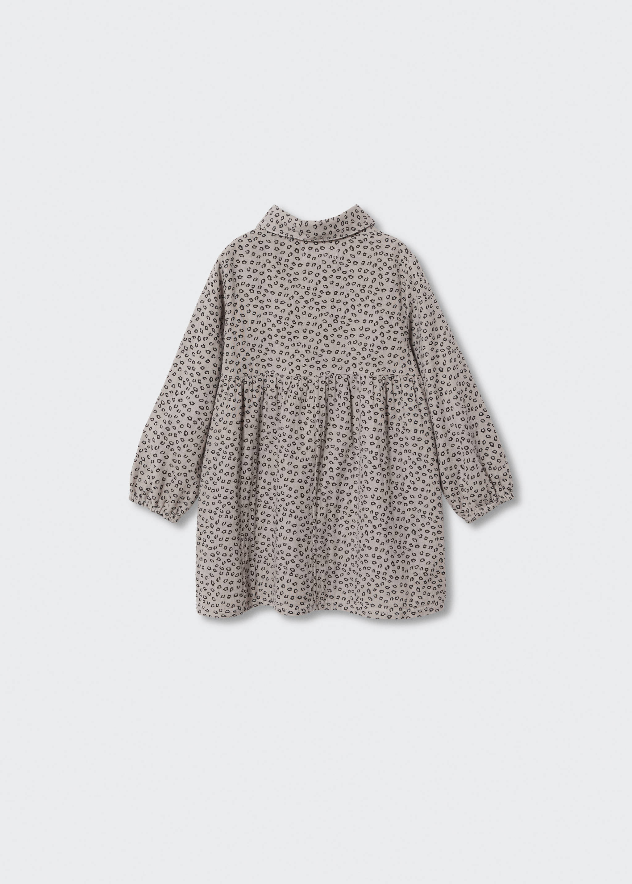 Vestido estampado volante - Reverso del artículo