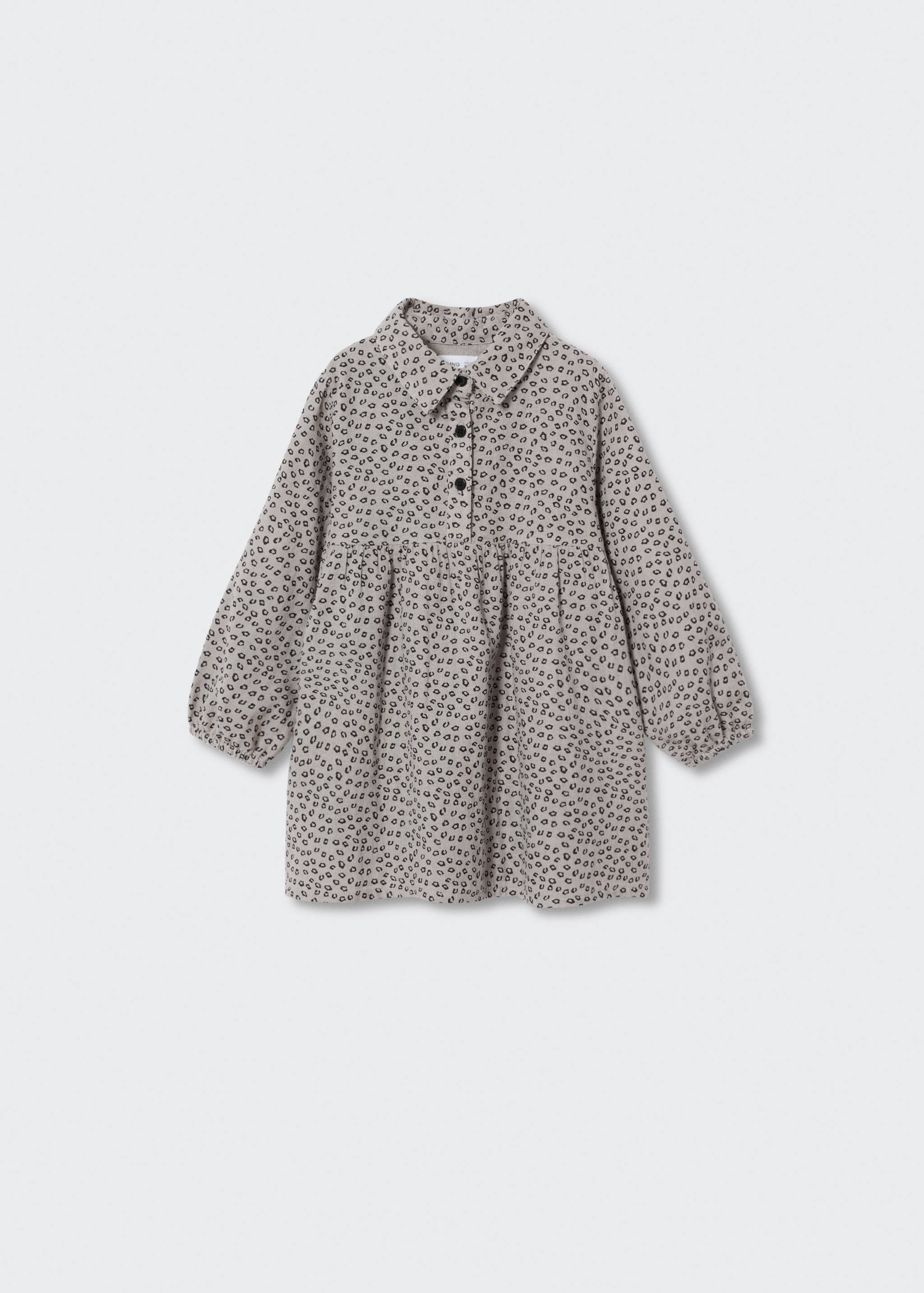 Vestido estampado volante - Artículo sin modelo