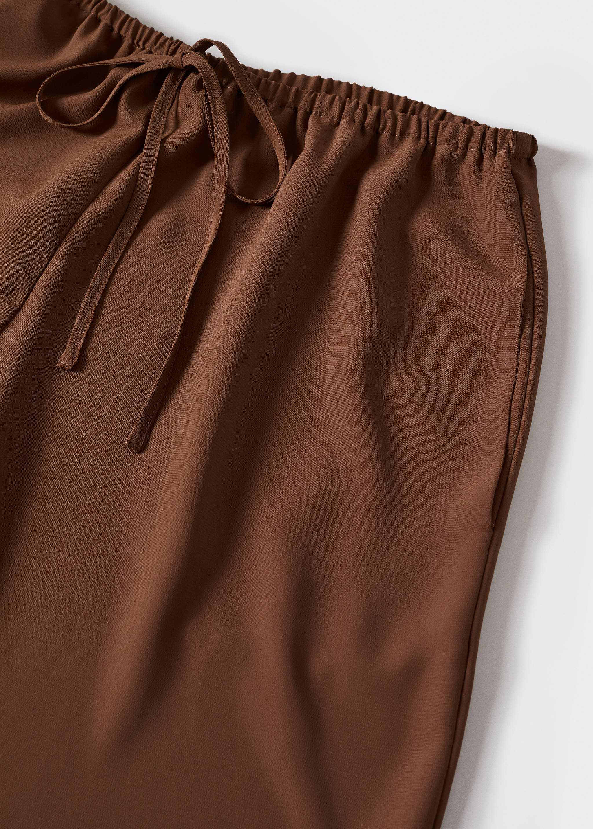 Drawstring straight pants - Details of the article 8