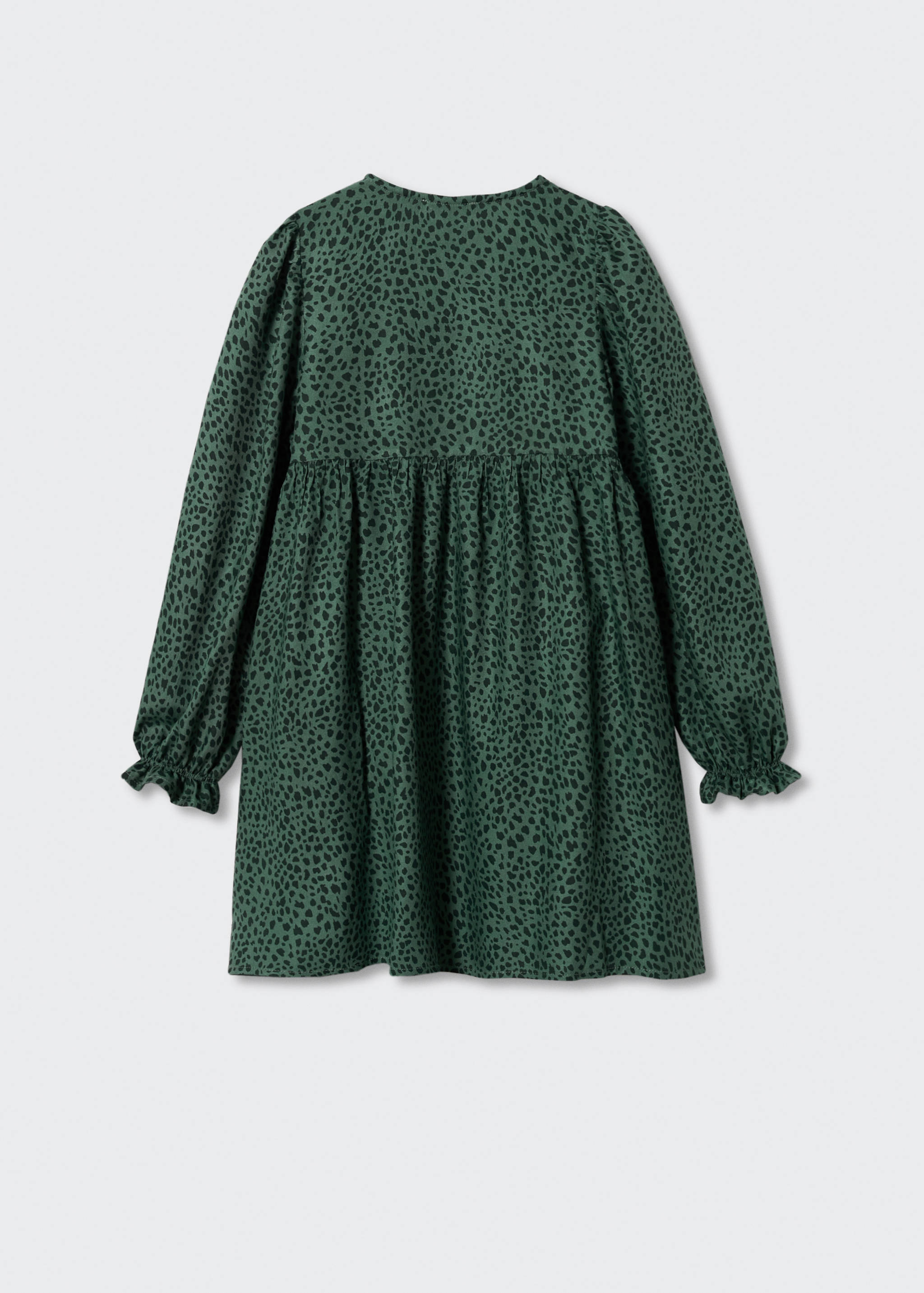 Animal print dress - Reverse of the article