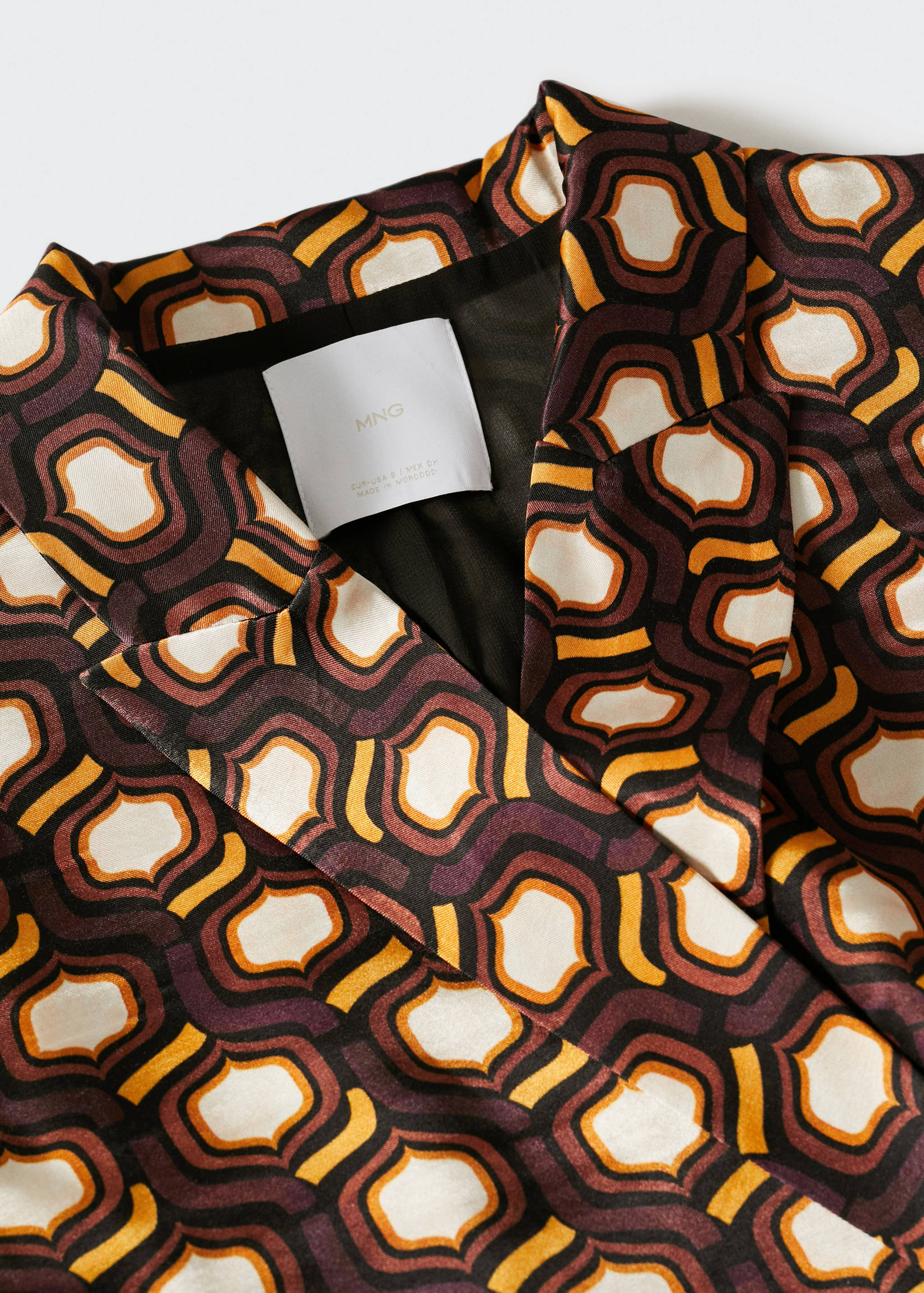 Americana creuada estampat geomètric  - Detall de l'article 8