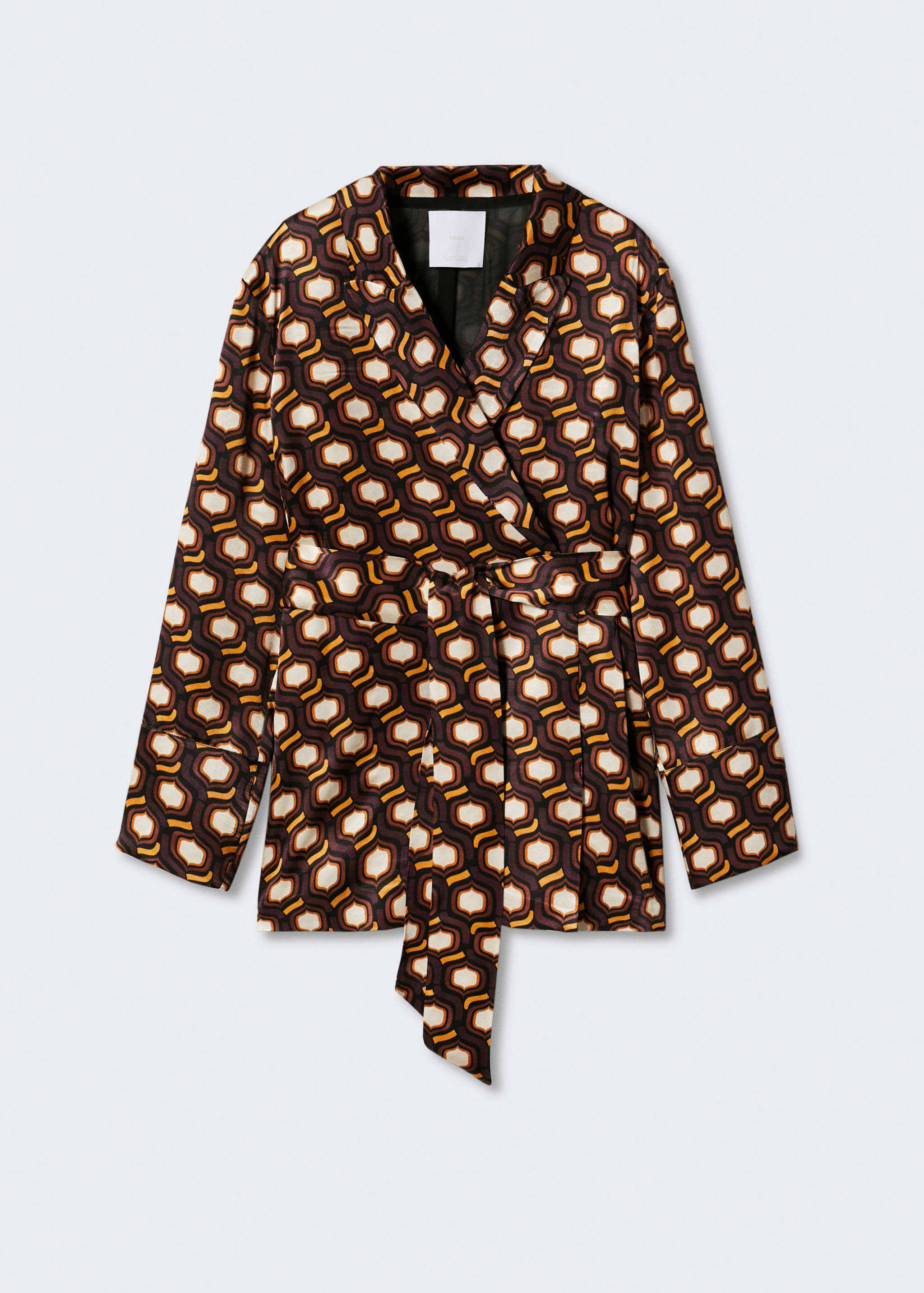 Americana creuada estampat geomètric  - Article sense model