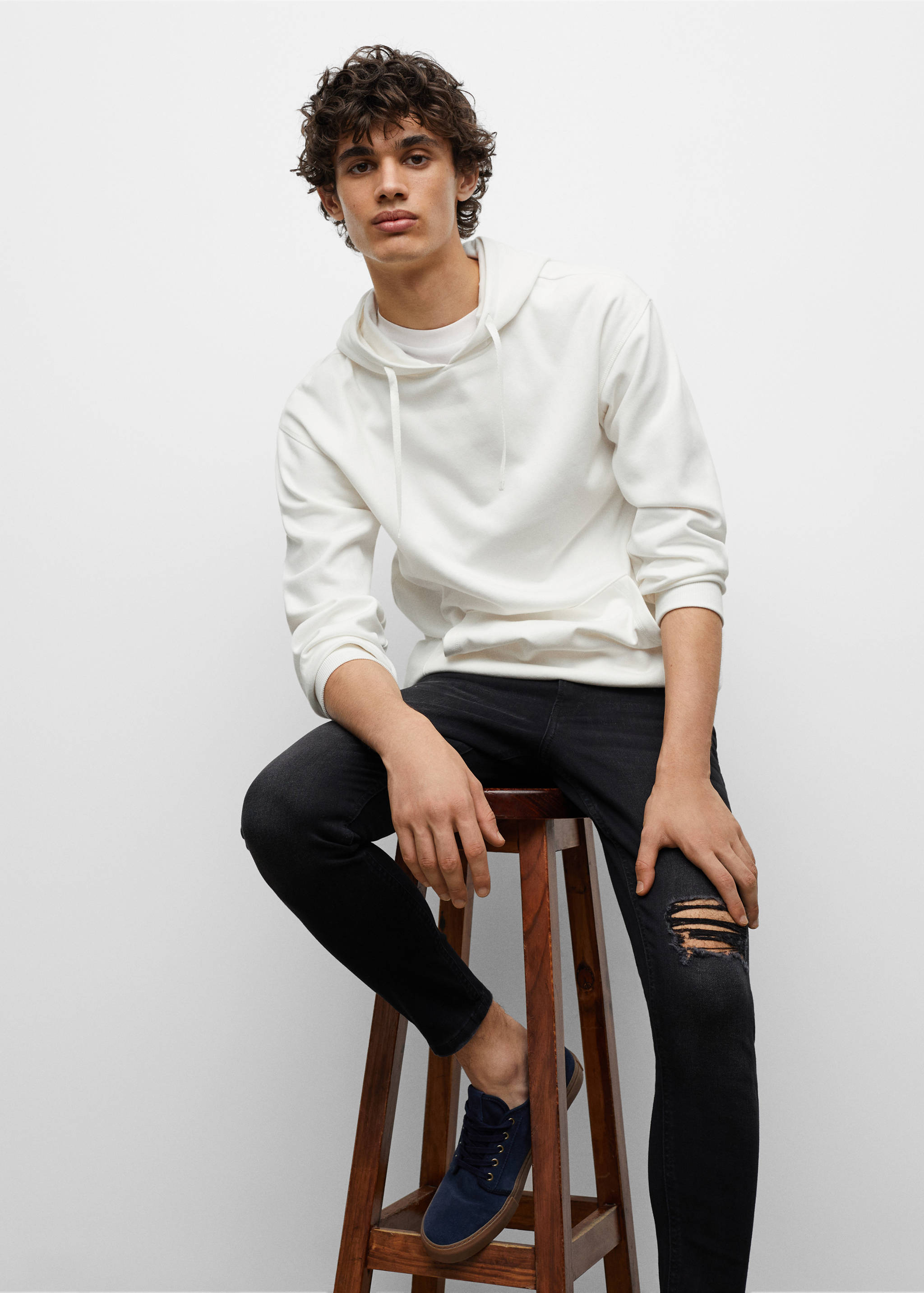 Hoodie cotton sweatshirt - Details of the article 2