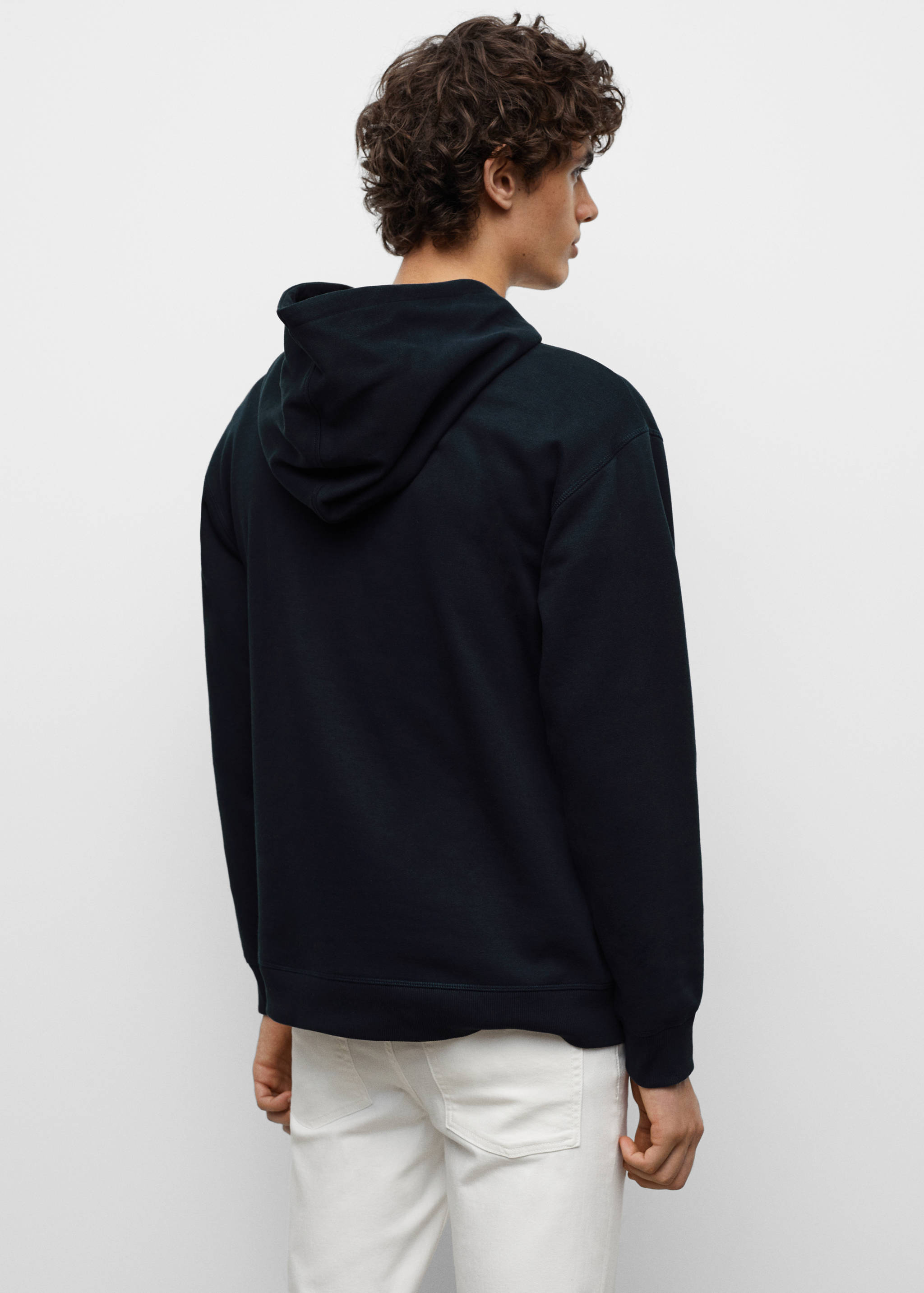 Hoodie cotton sweatshirt - Reverse of the article