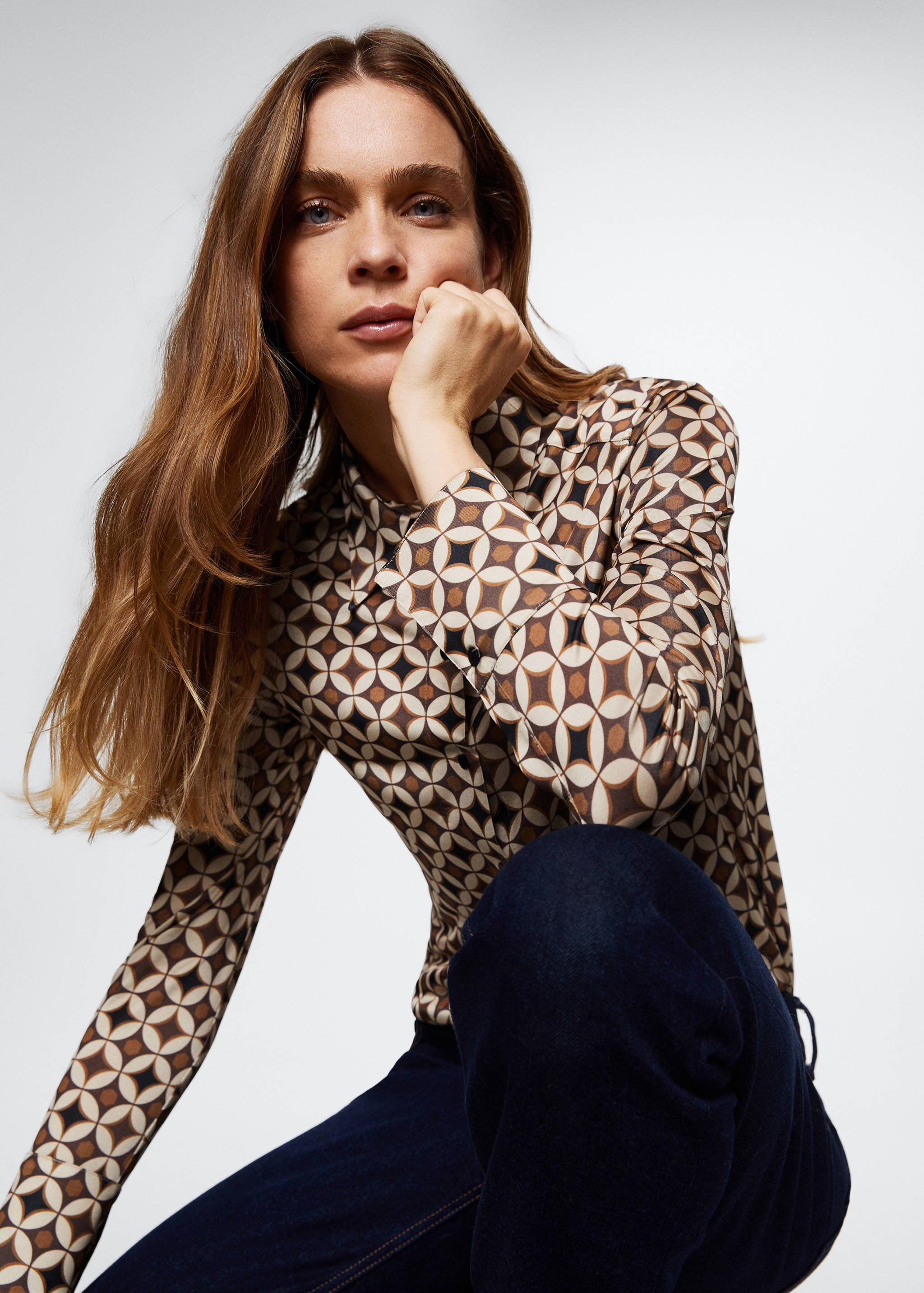 Geometric print shirt - Details of the article 2