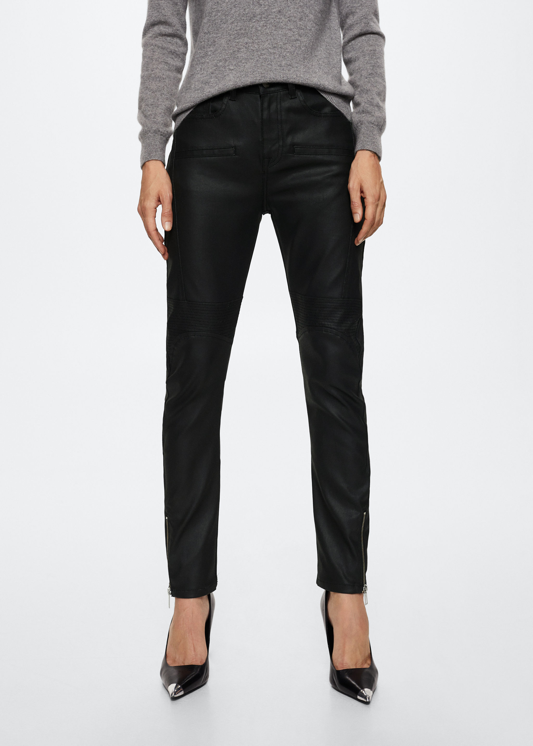 Texans skinny biker encerats - Pla mig