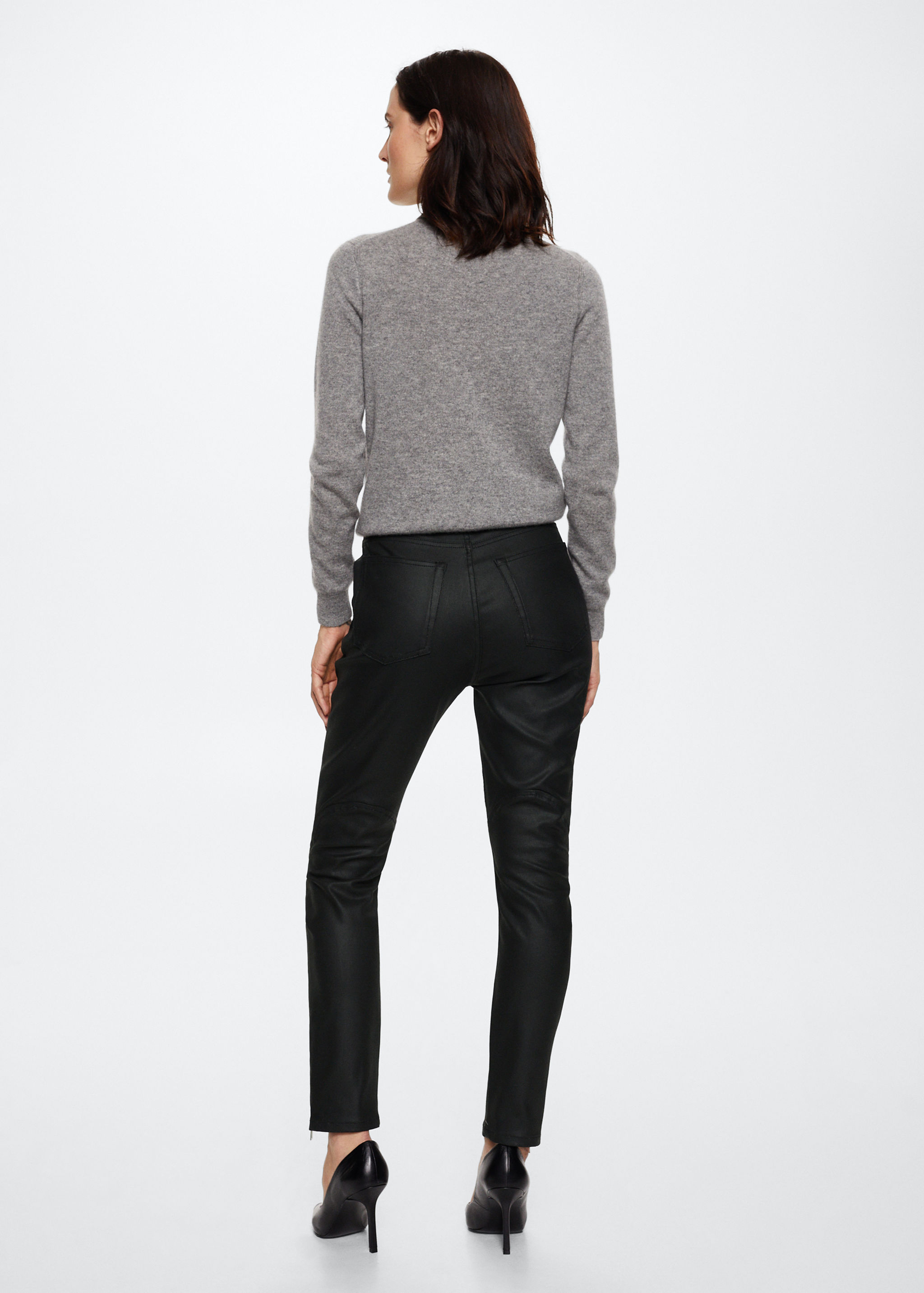 Texans skinny biker encerats - Revers de l'article