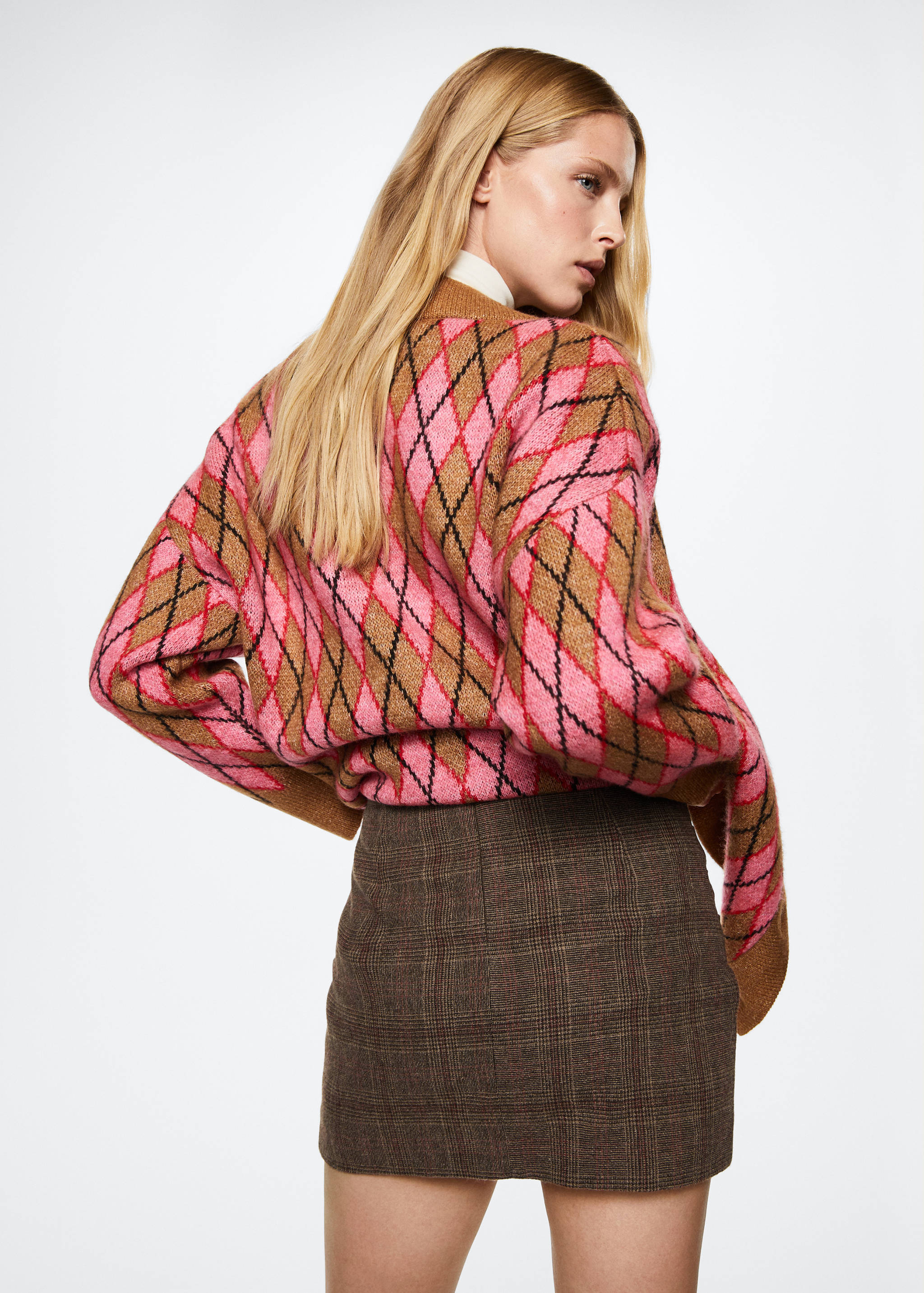 Draped wrap skirt - Reverse of the article