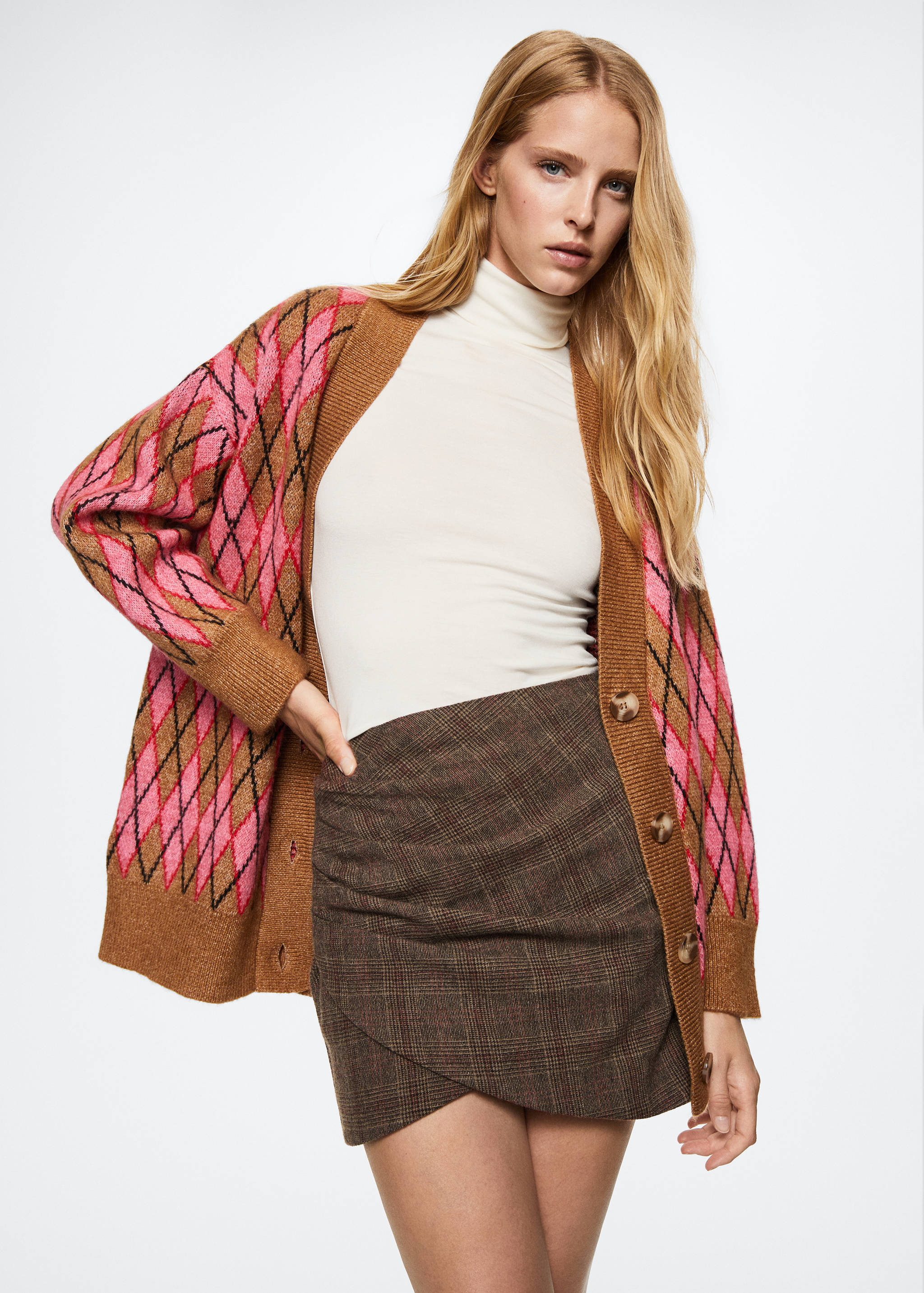 Draped wrap skirt - Details of the article 4