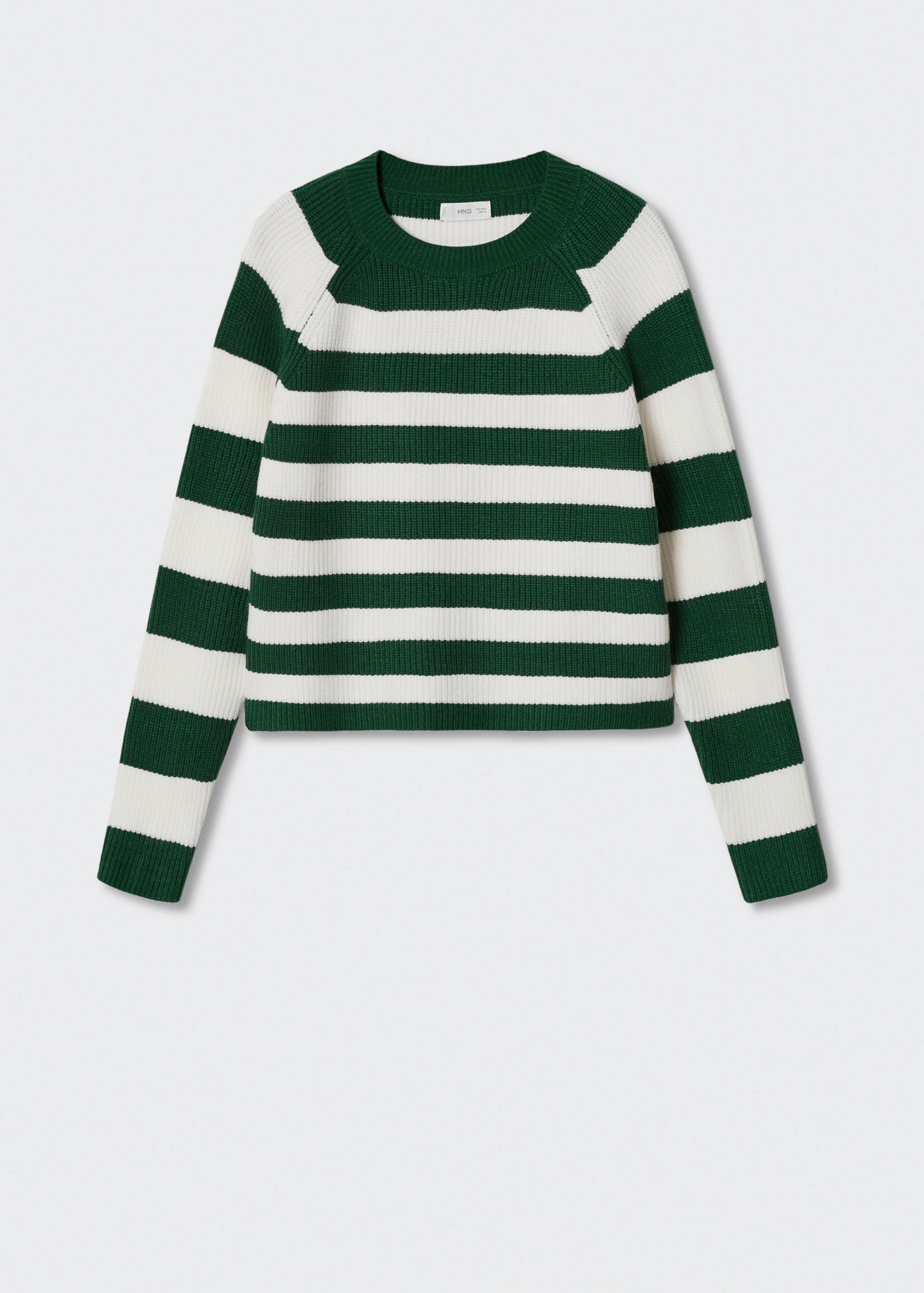 Round-neck striped sweater - Article without model