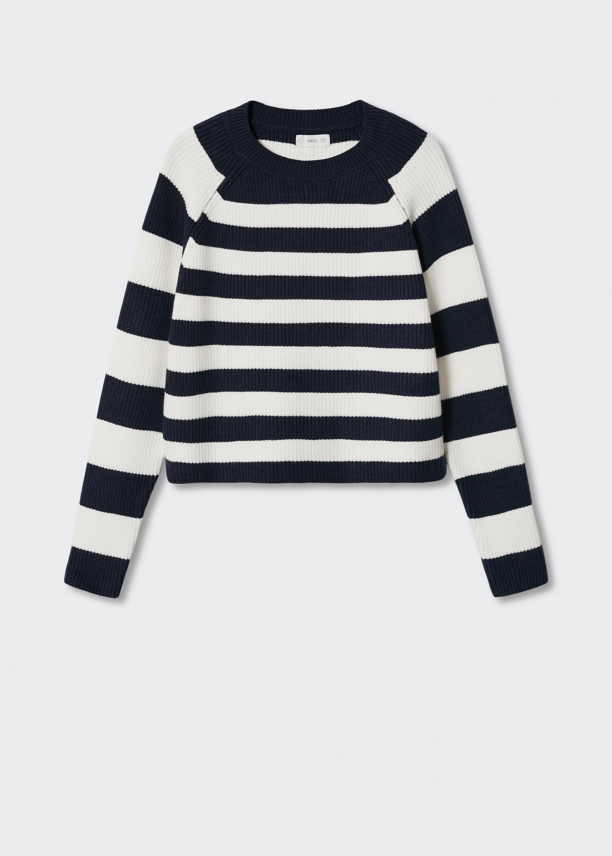 Round-neck striped sweater - Article without model