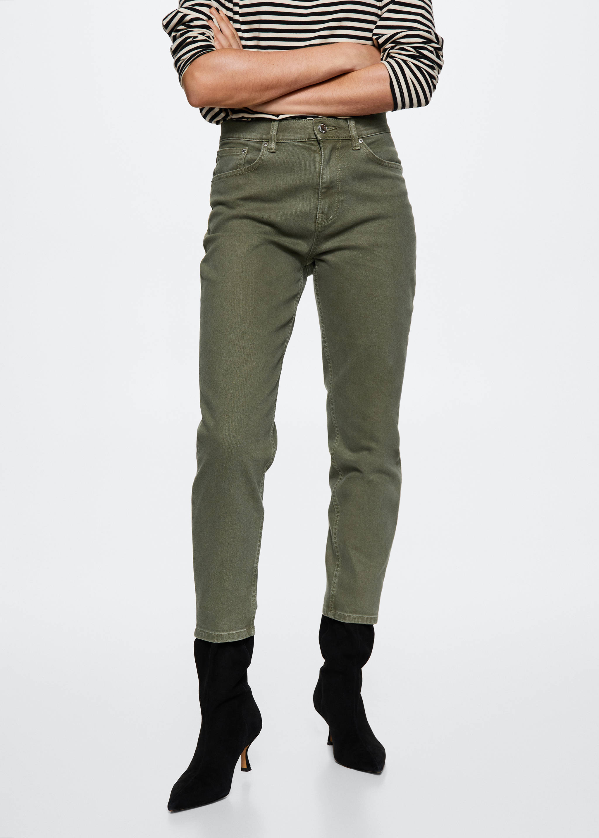 Mom comfort high-rise jeans - Medium plane