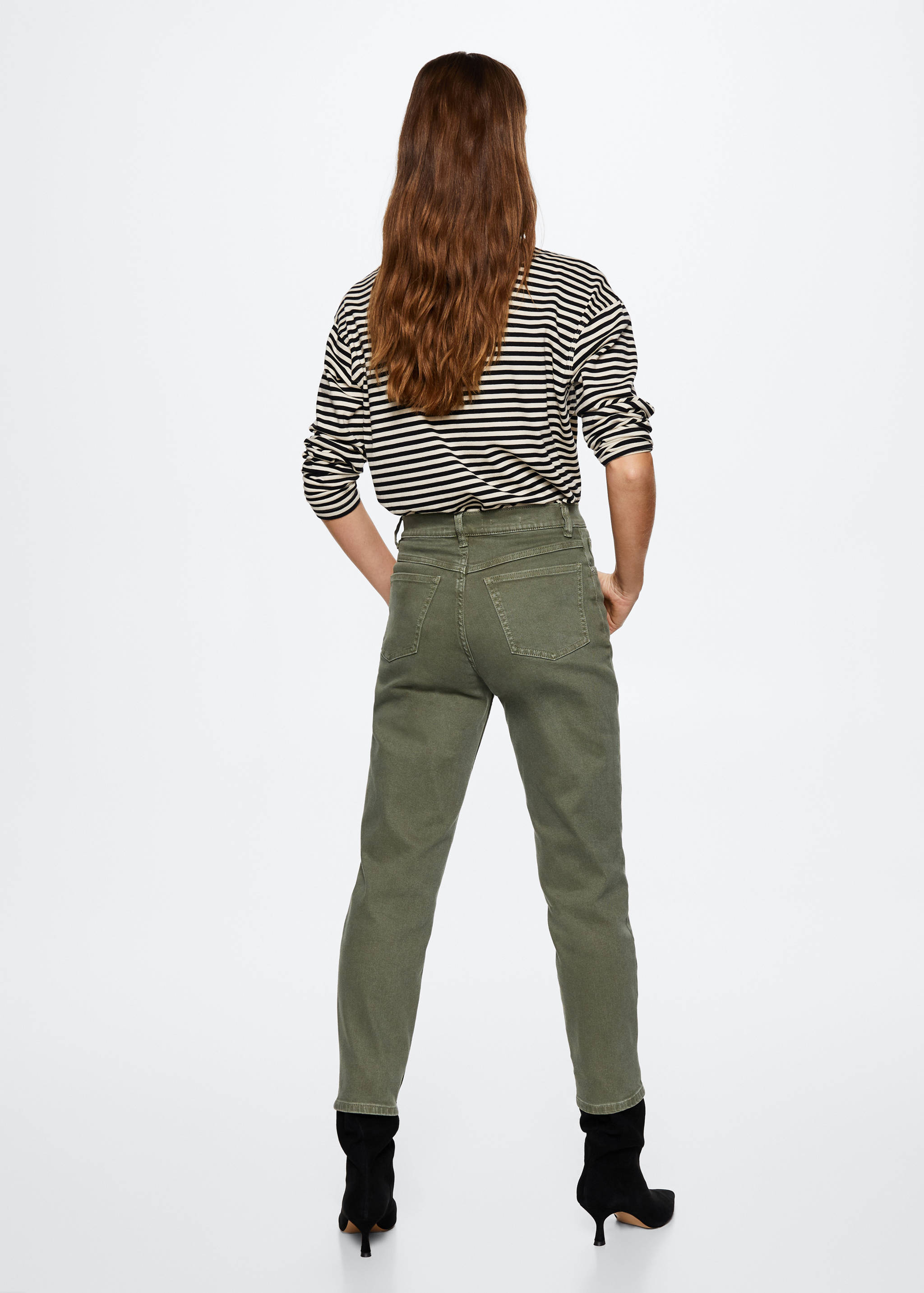 Mom comfort high-rise jeans - Reverse of the article