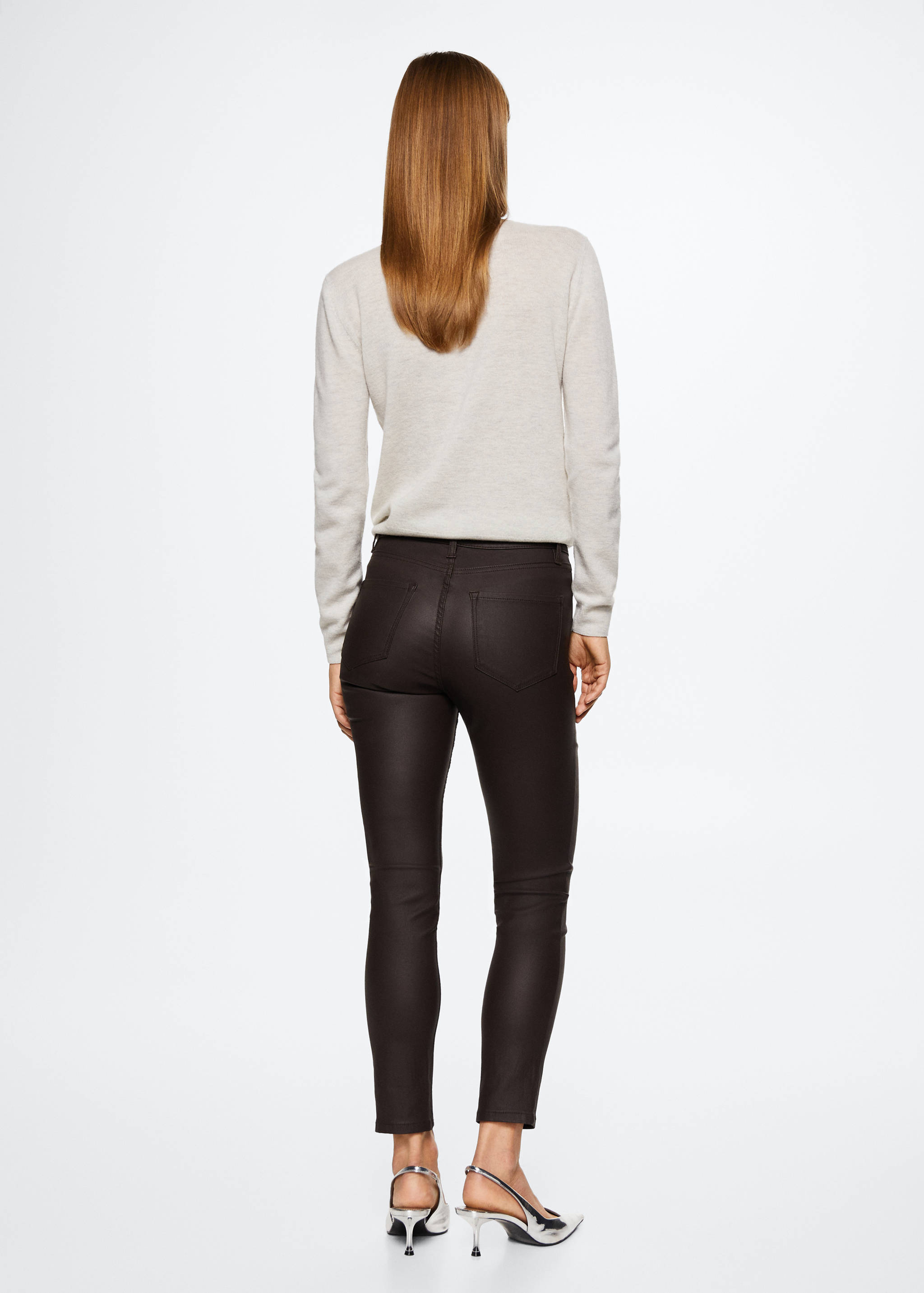 Skinny coated jeans - Reverse of the article