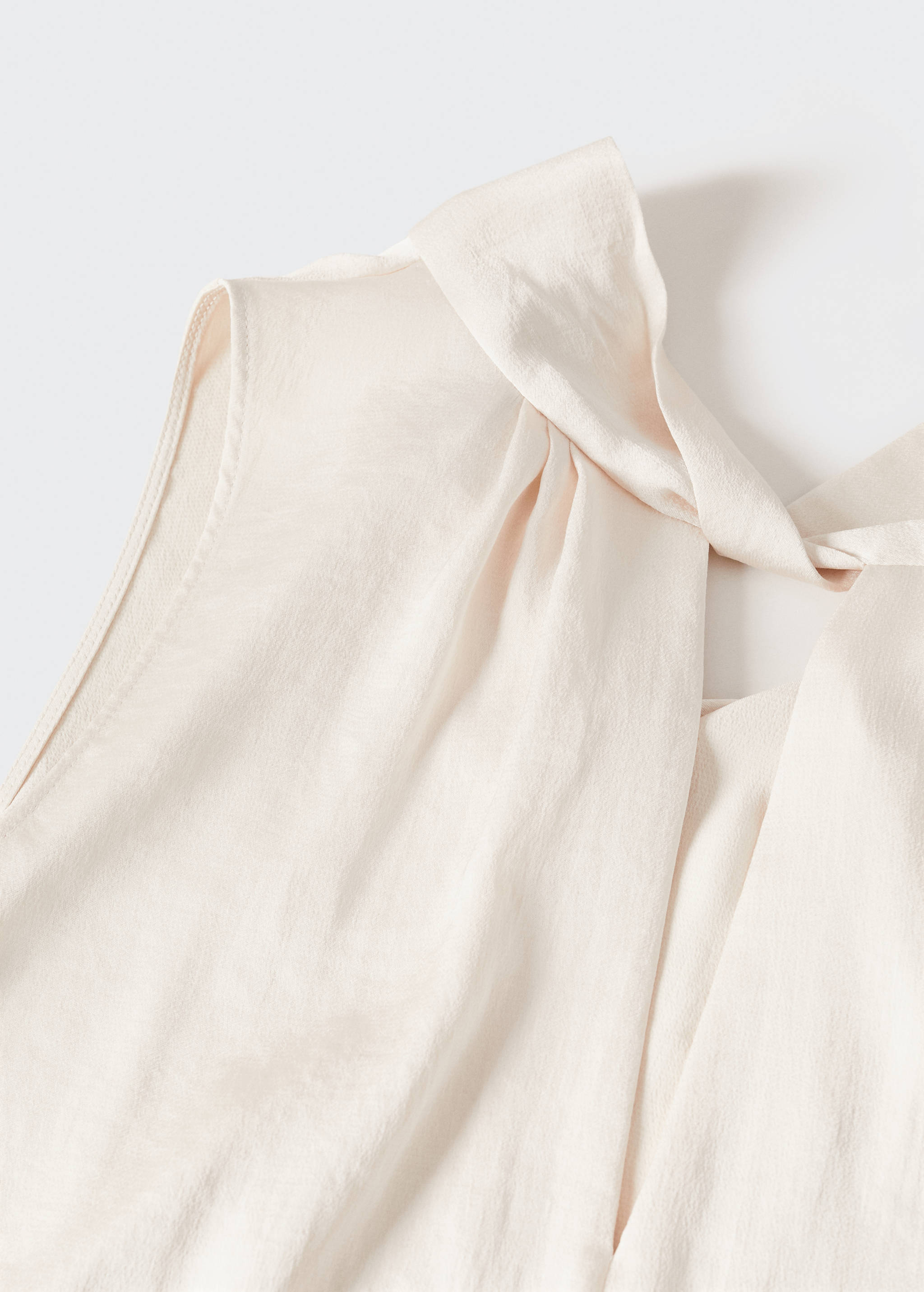 Bow satin blouse - Details of the article 8