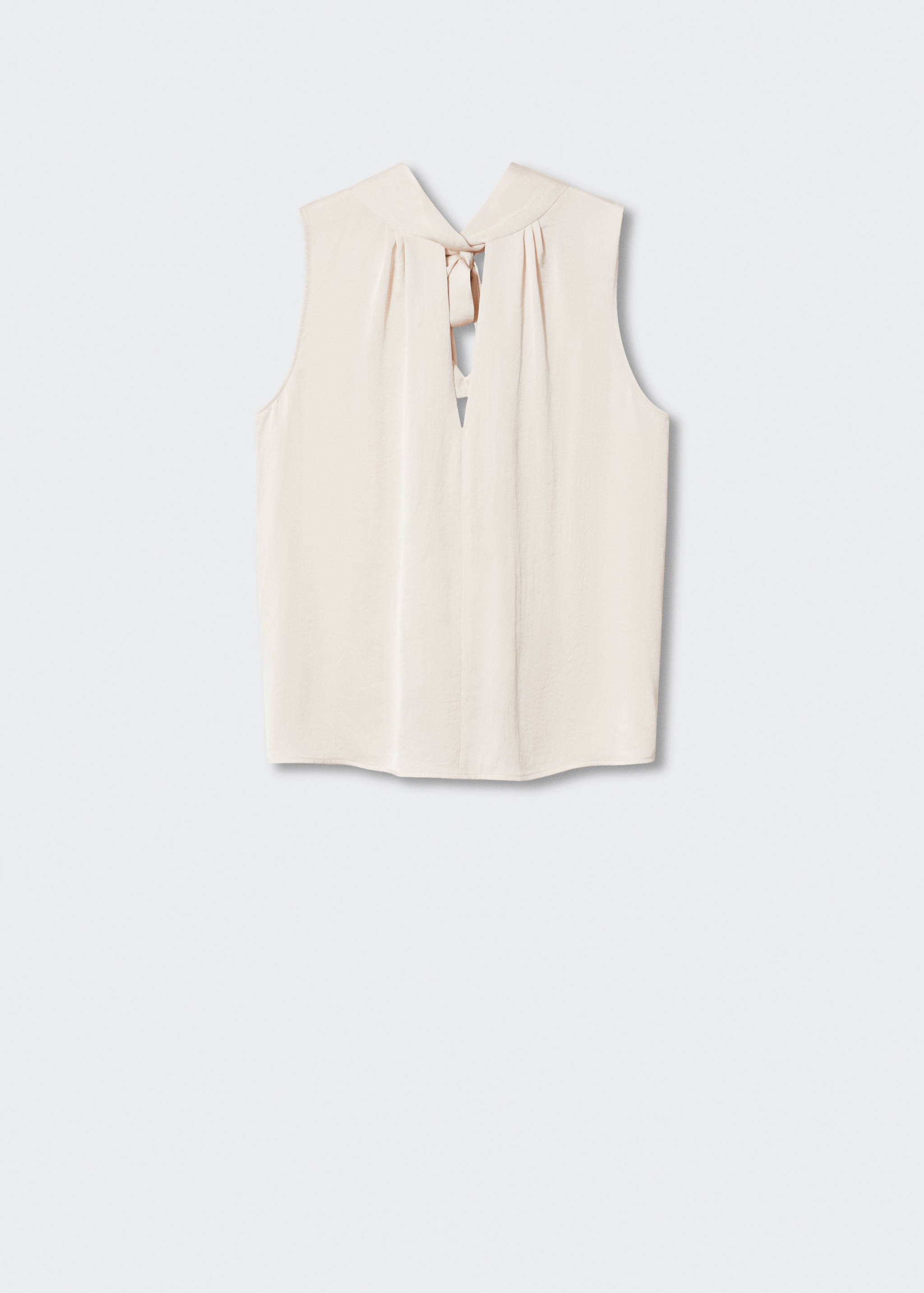 Bow satin blouse - Article without model