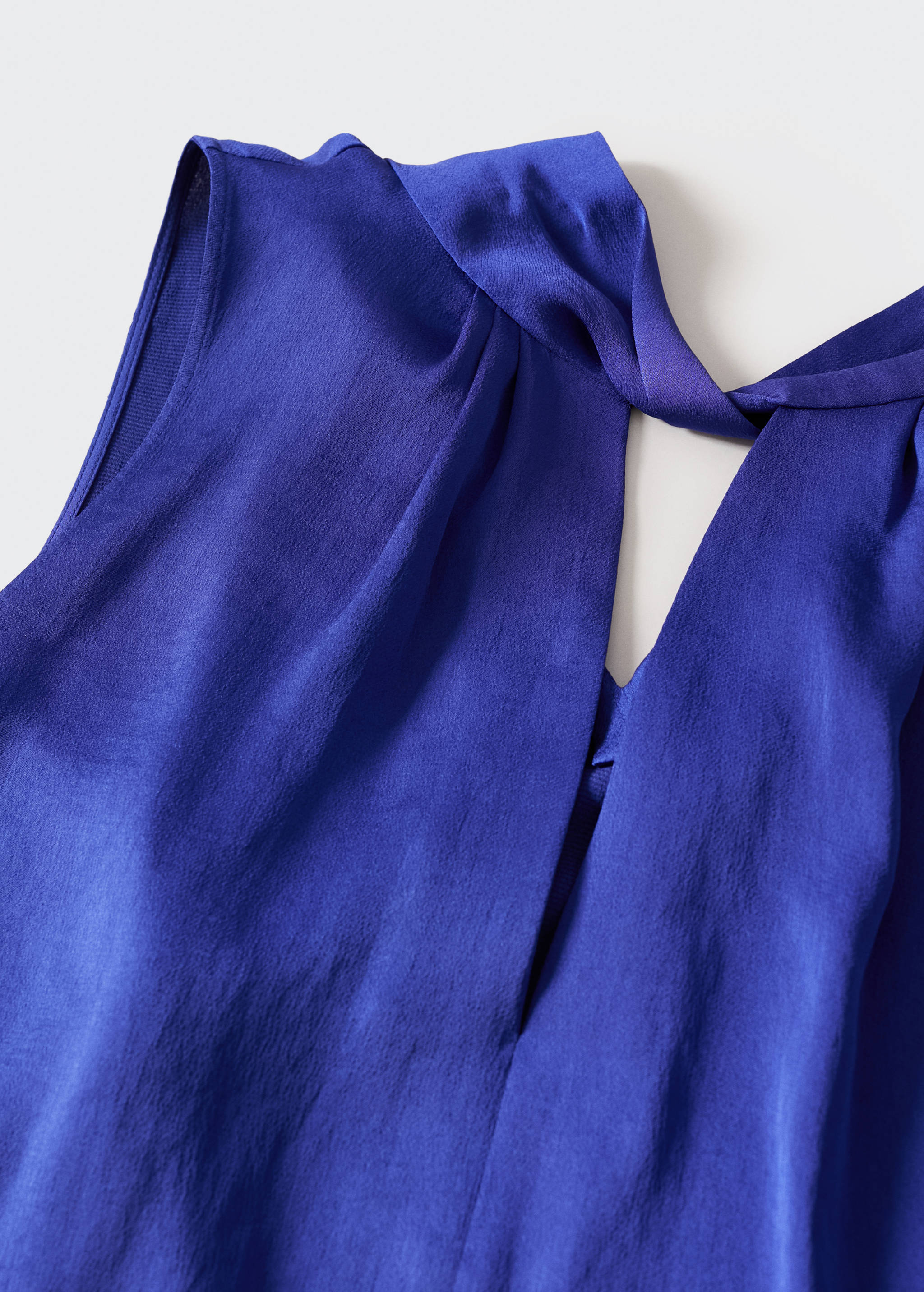 Bow satin blouse - Details of the article 8