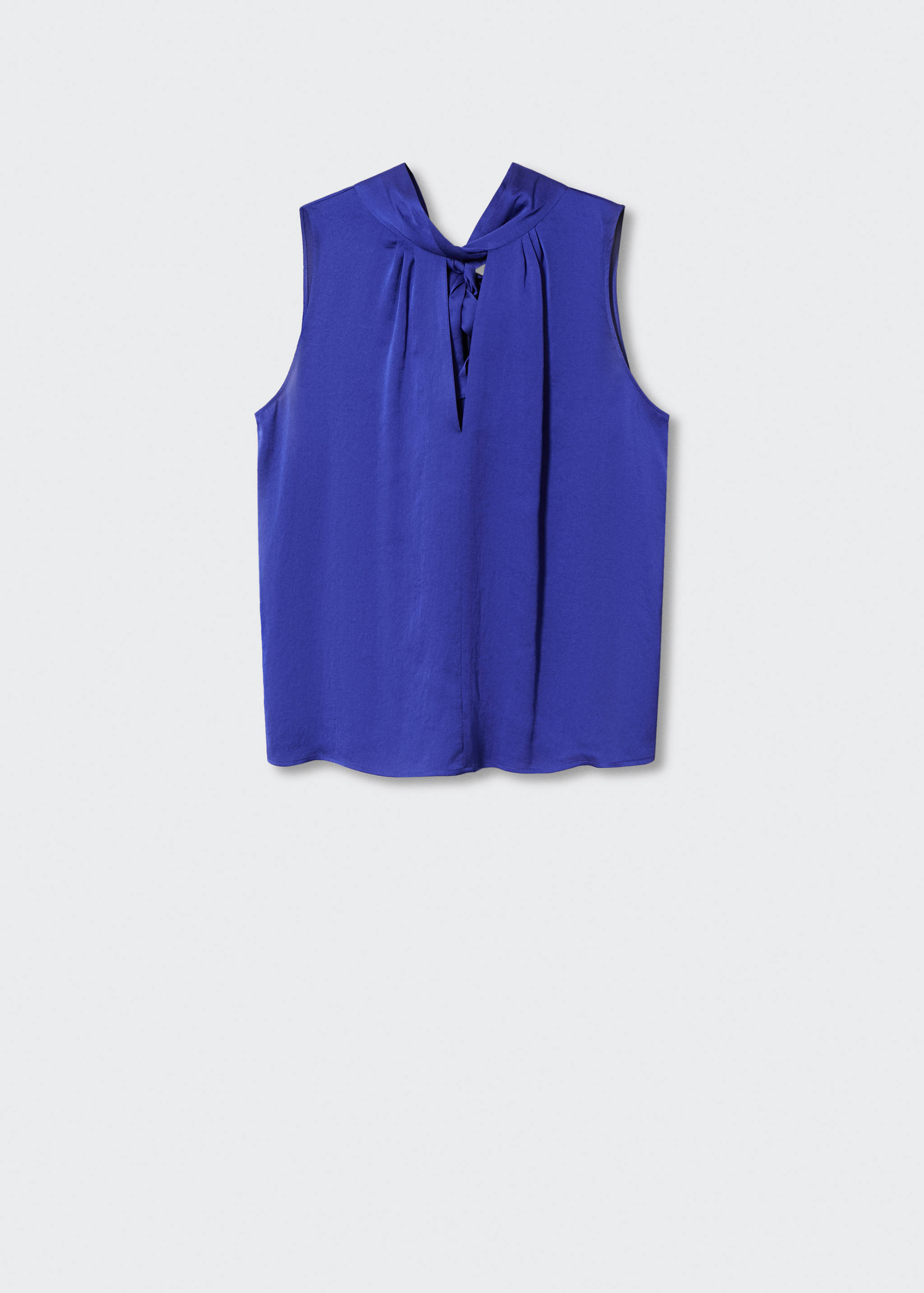 Bow satin blouse - Article without model