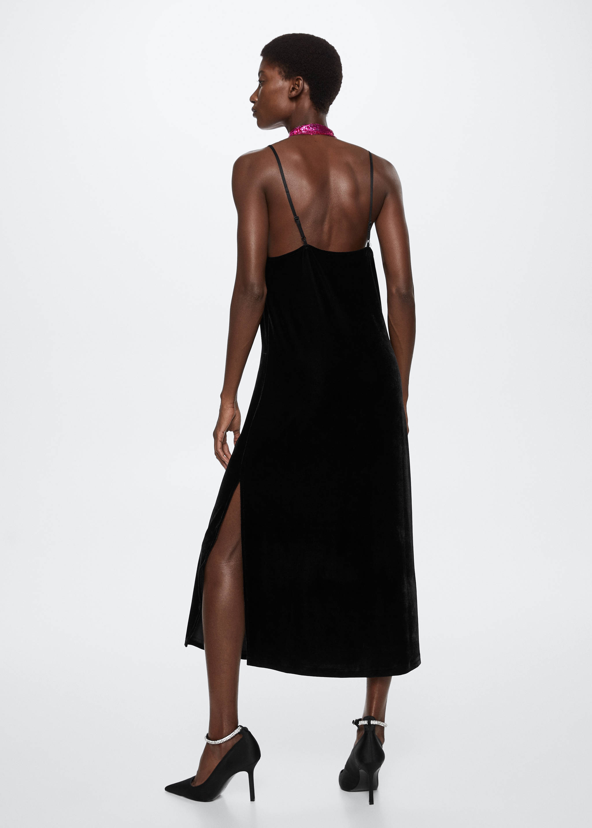 Vestido lencero encaje - Reverso del artículo