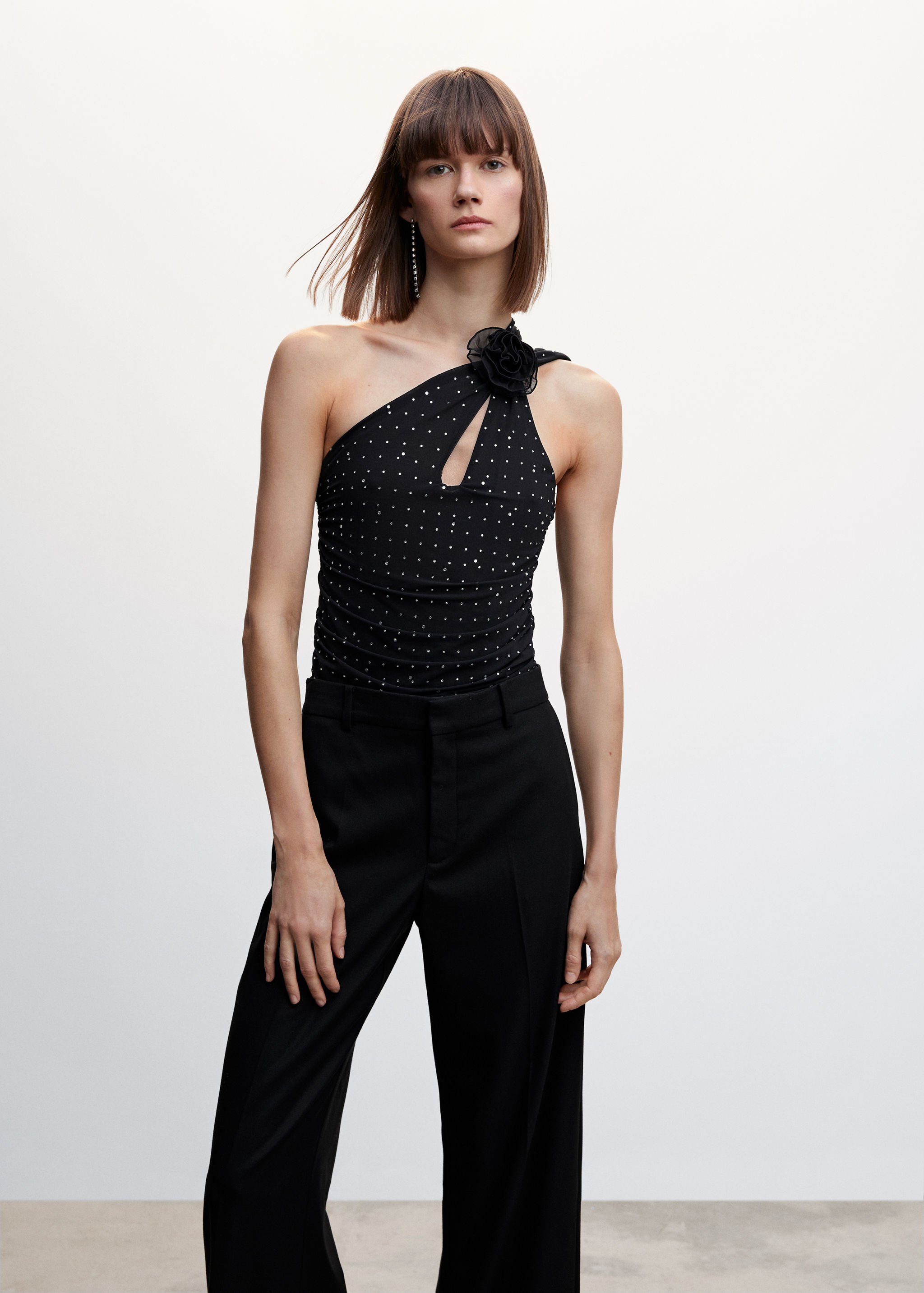 Body croisé strass - Plan moyen