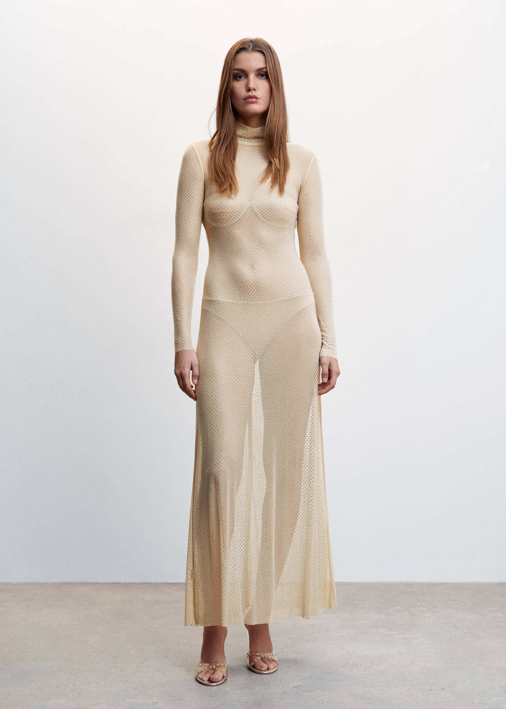 Vestit llarg cristalls - Pla general