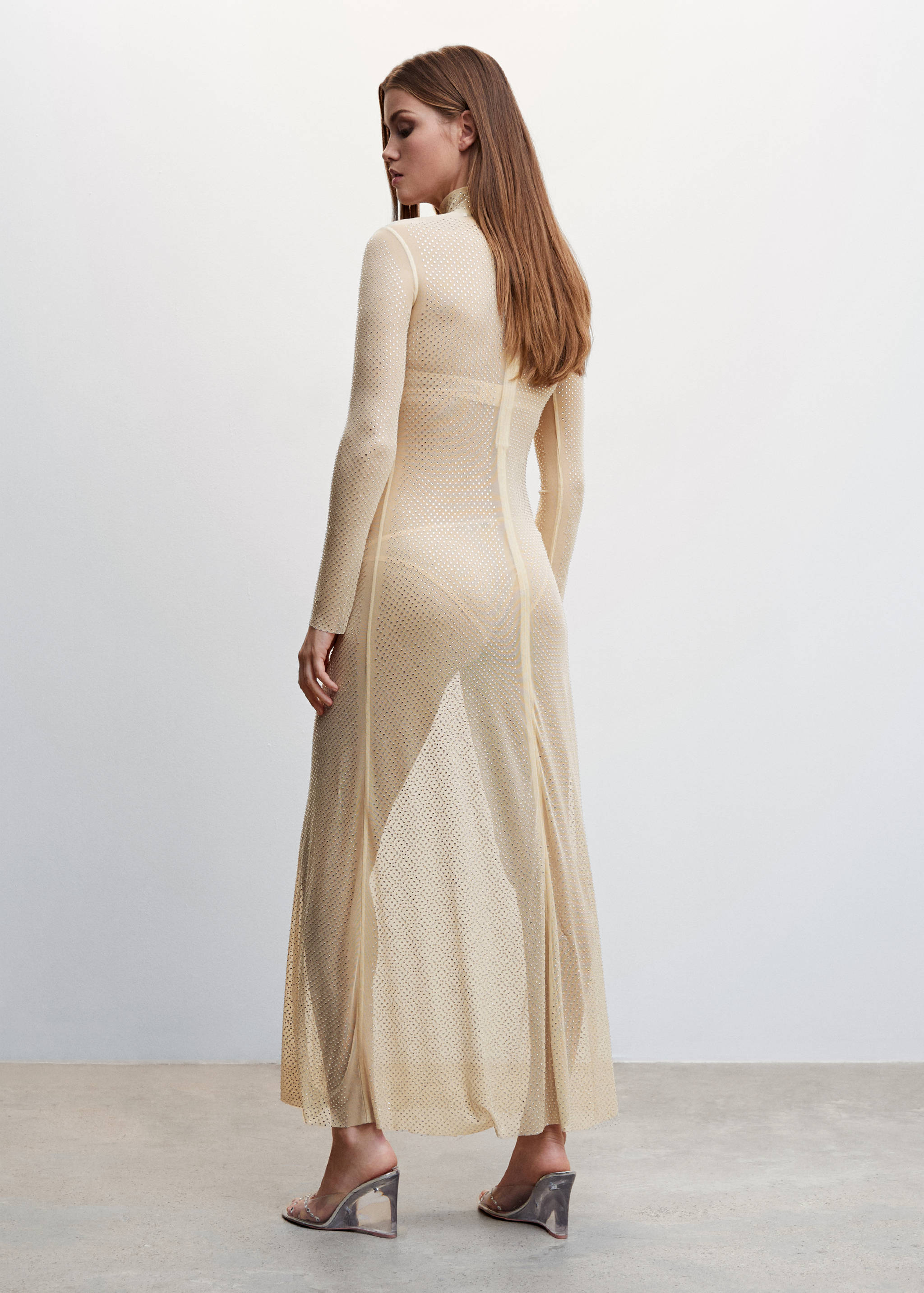 Vestit llarg cristalls - Revers de l'article