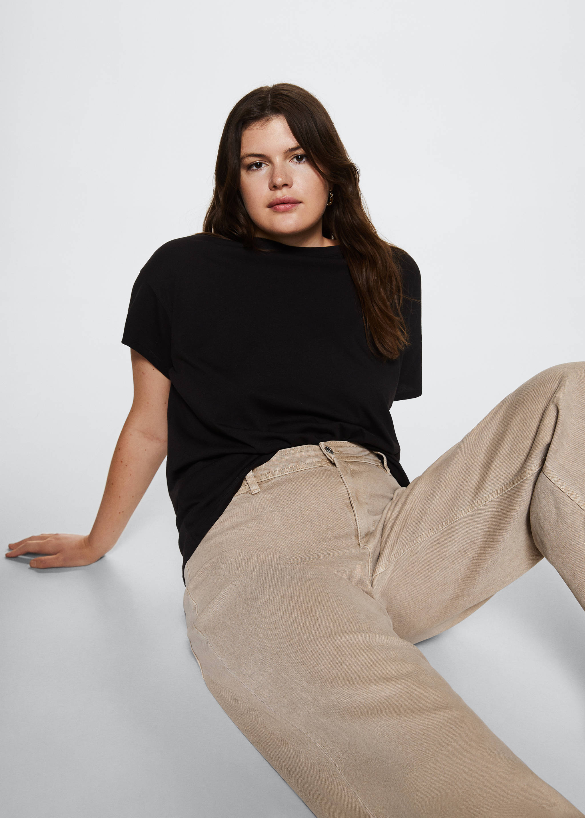 Jeans culotte tiro alto - Detalle del artículo 4