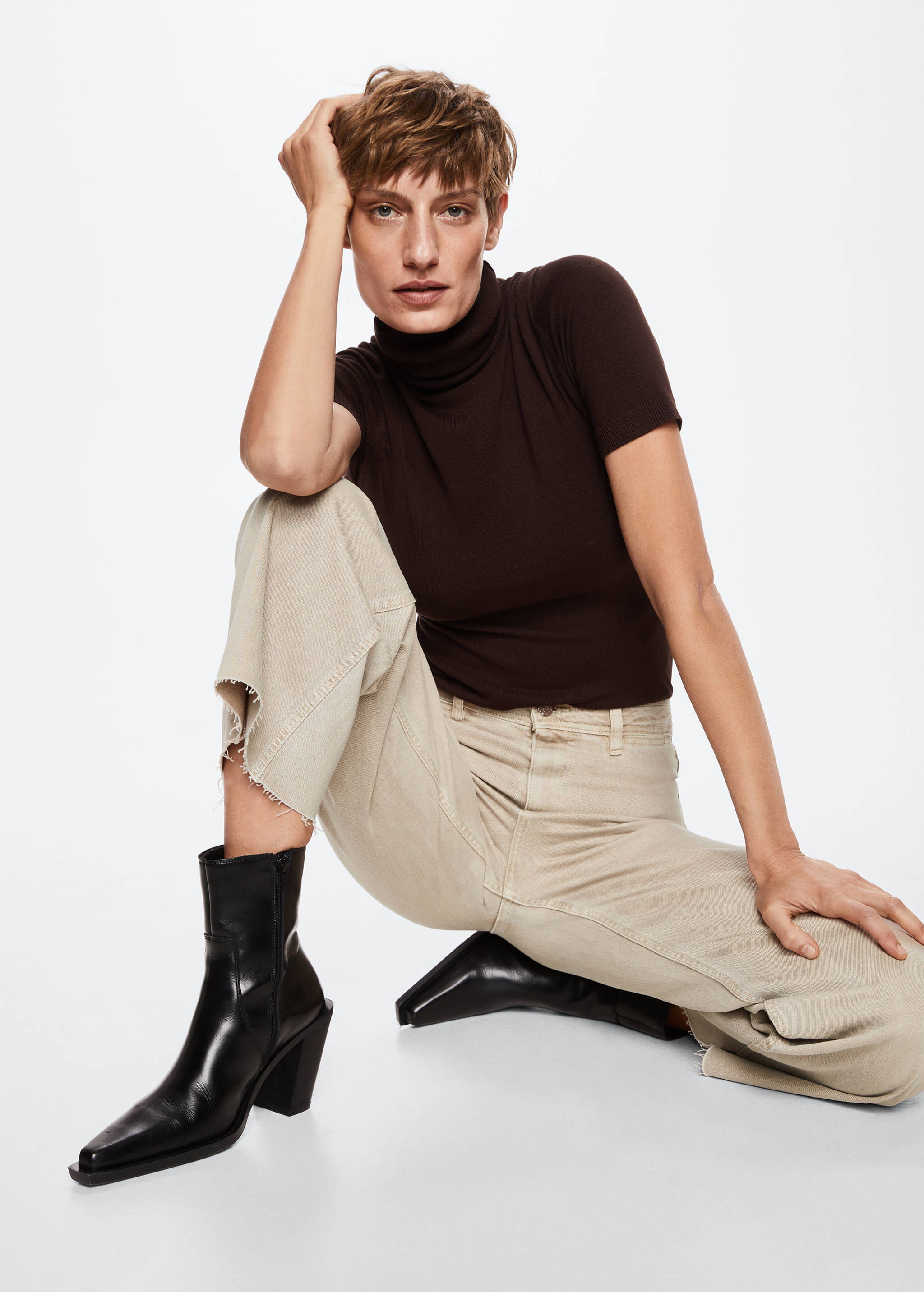 Jeans culotte tiro alto - Detalle del artículo 2