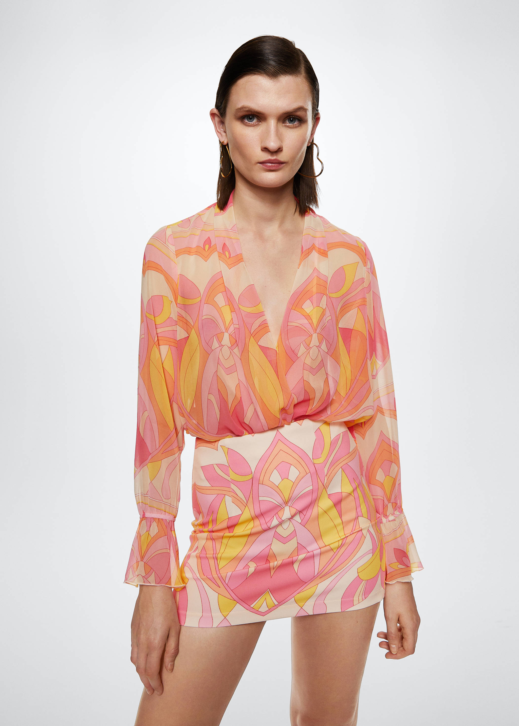 Printed miniskirt - Details of the article 1