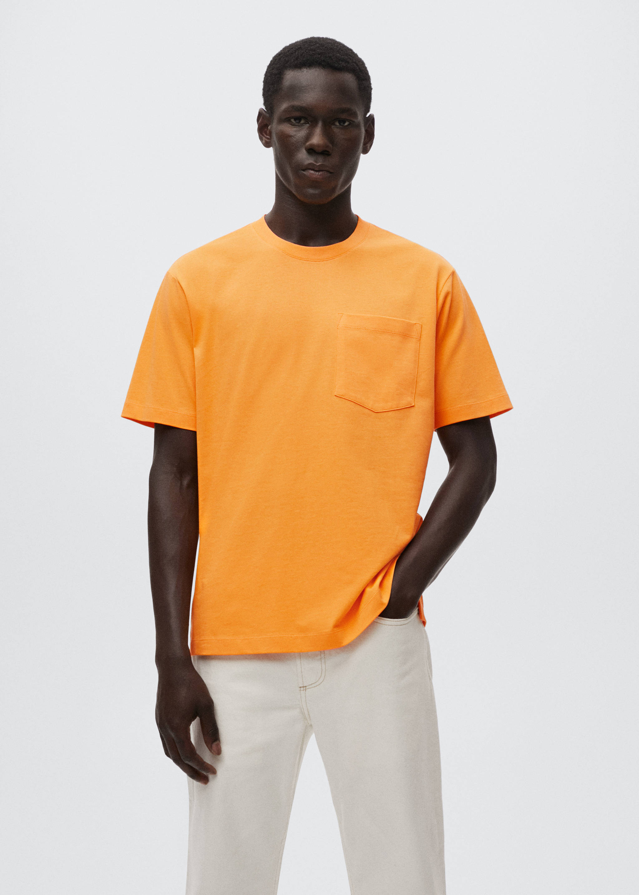 Samarreta cotó butxaca - Pla mig