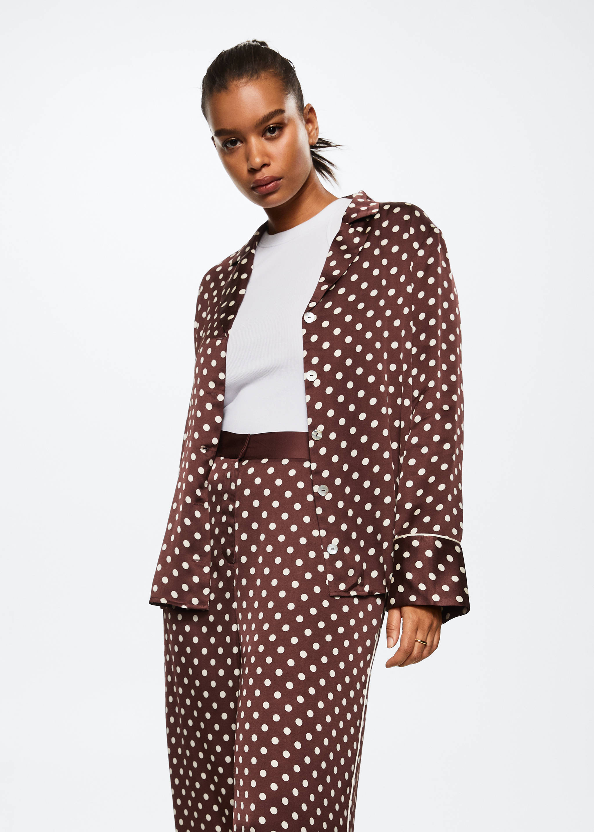 Camisa satinada lunares - Detalle del artículo 3