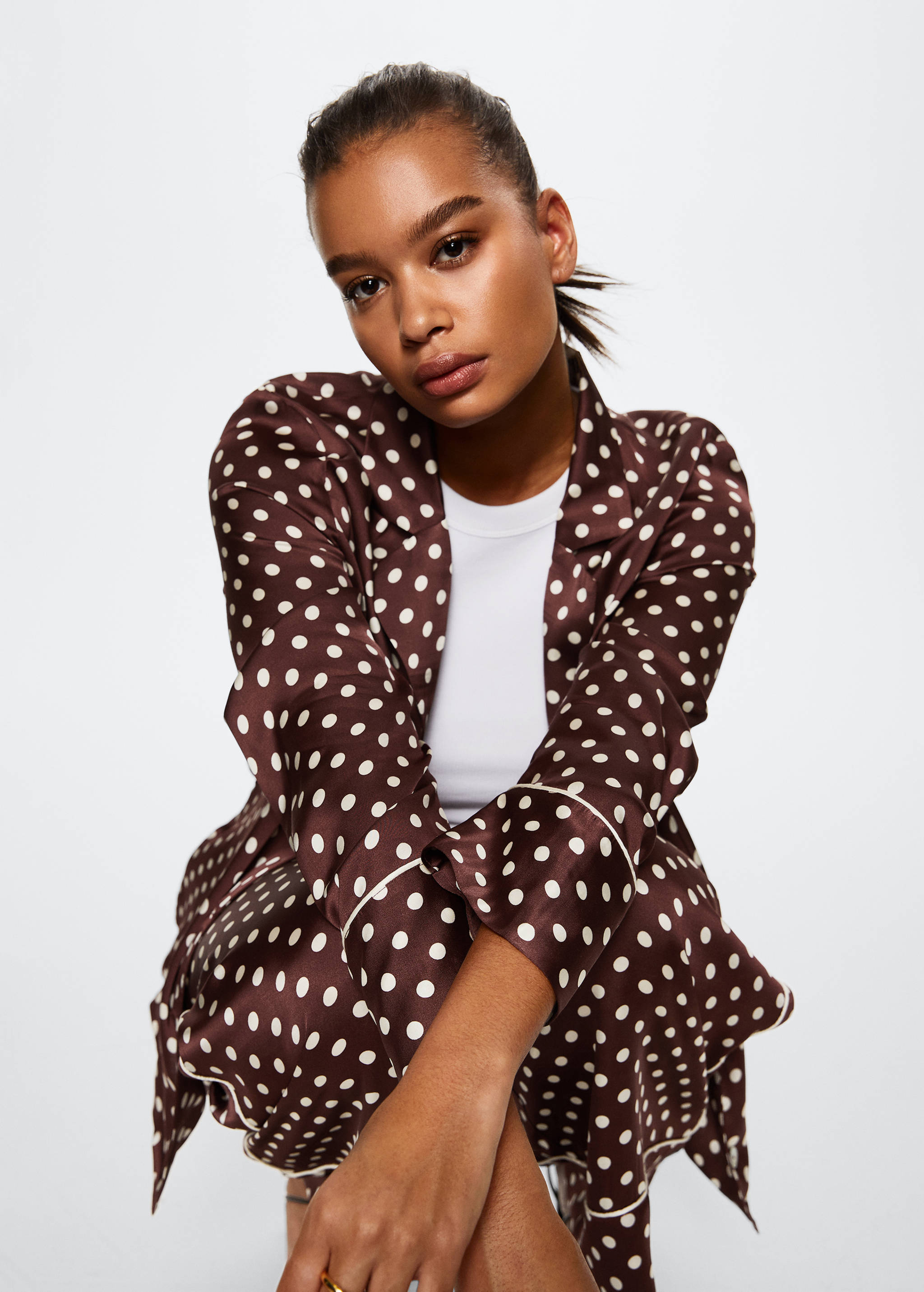 Camisa satinada lunares - Detalle del artículo 5