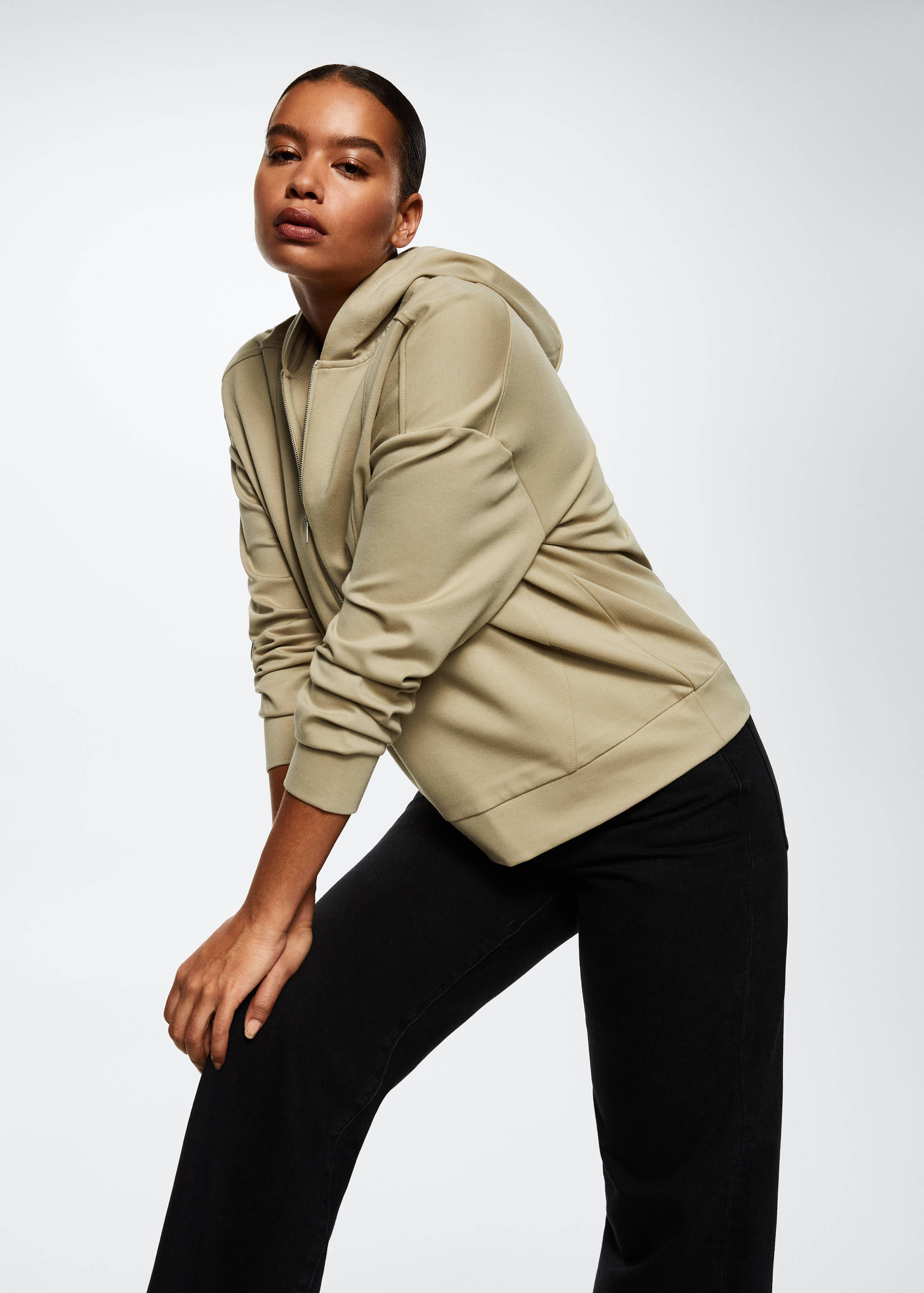 Sweat-shirt col montant zip - Détail de l'article 6