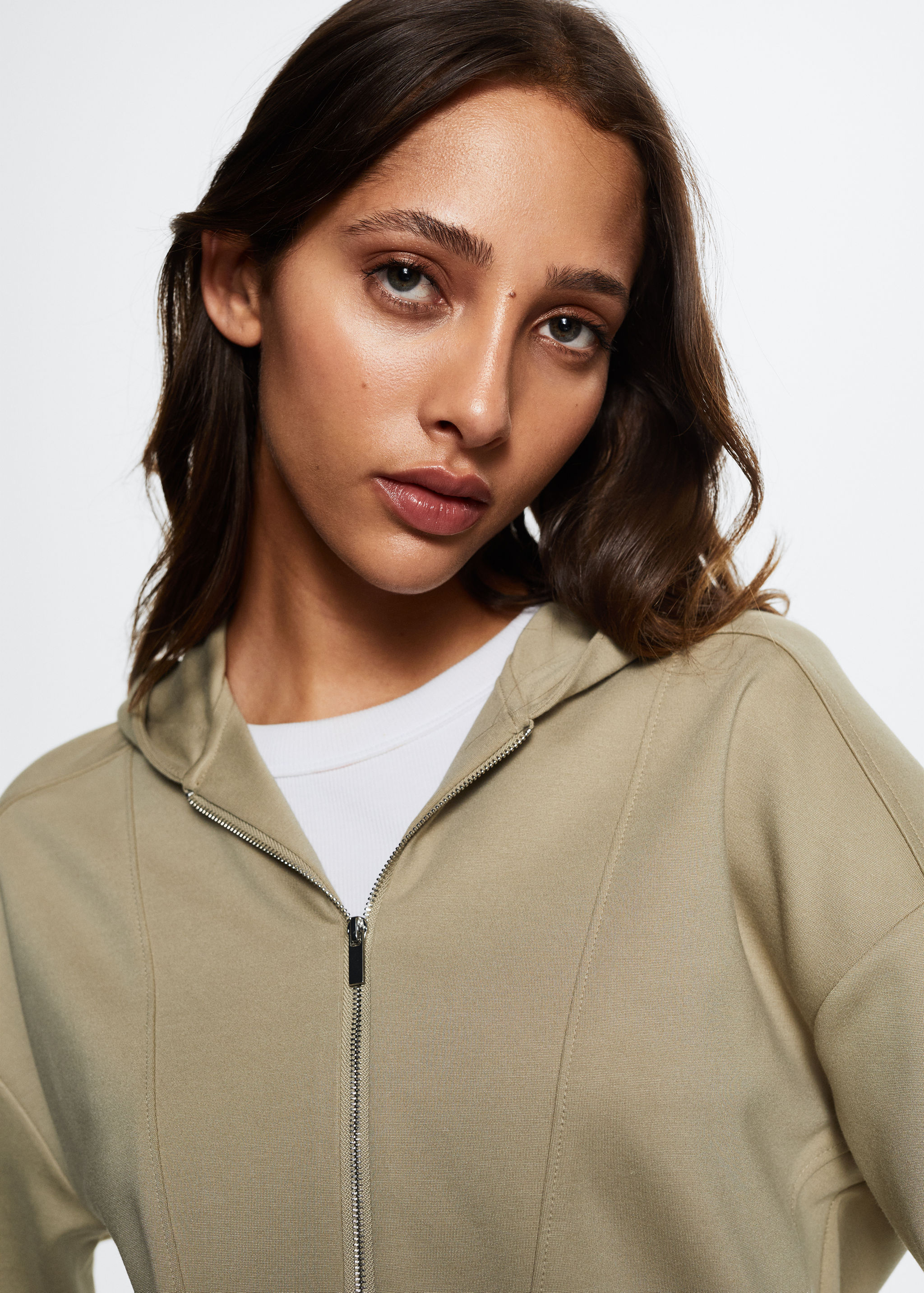 Sweat-shirt col montant zip - Détail de l'article 1