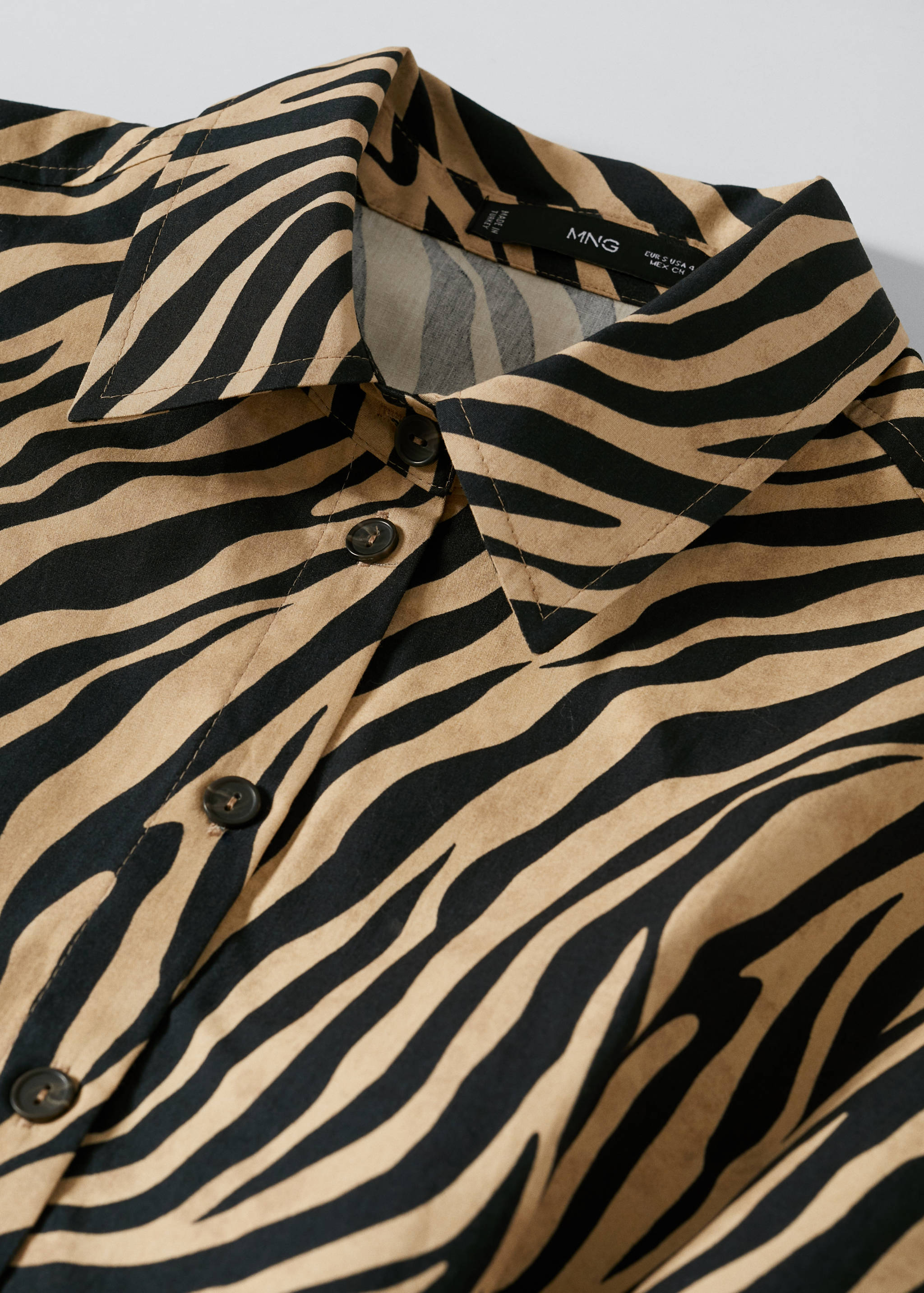 Vestido animal print - Pormenor do artigo 8