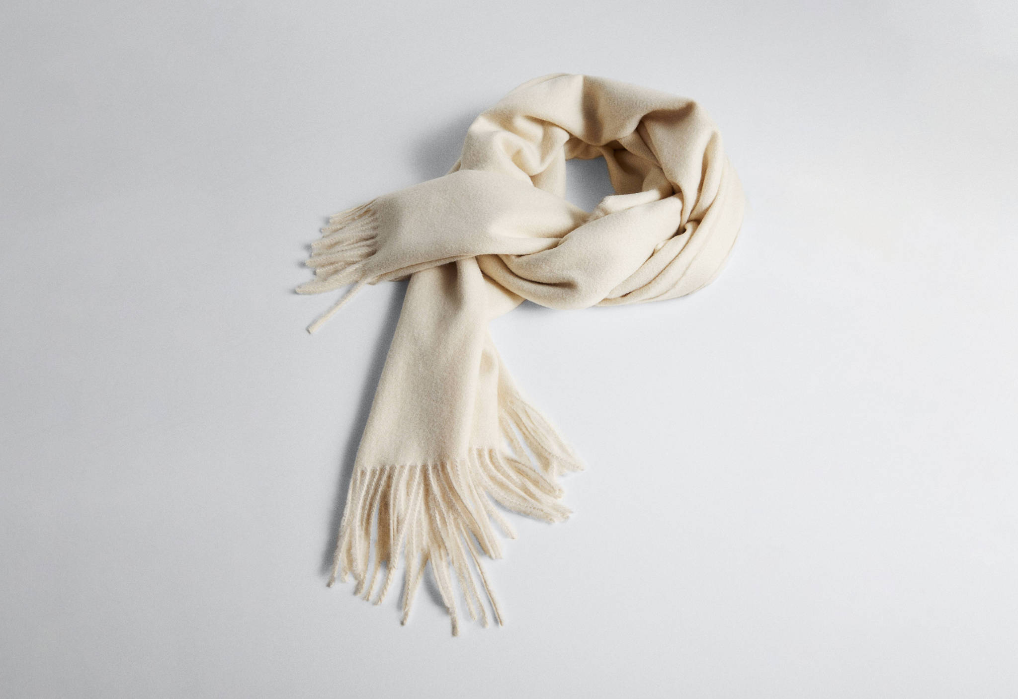 Fringed edge scarf - Panoramic plane
