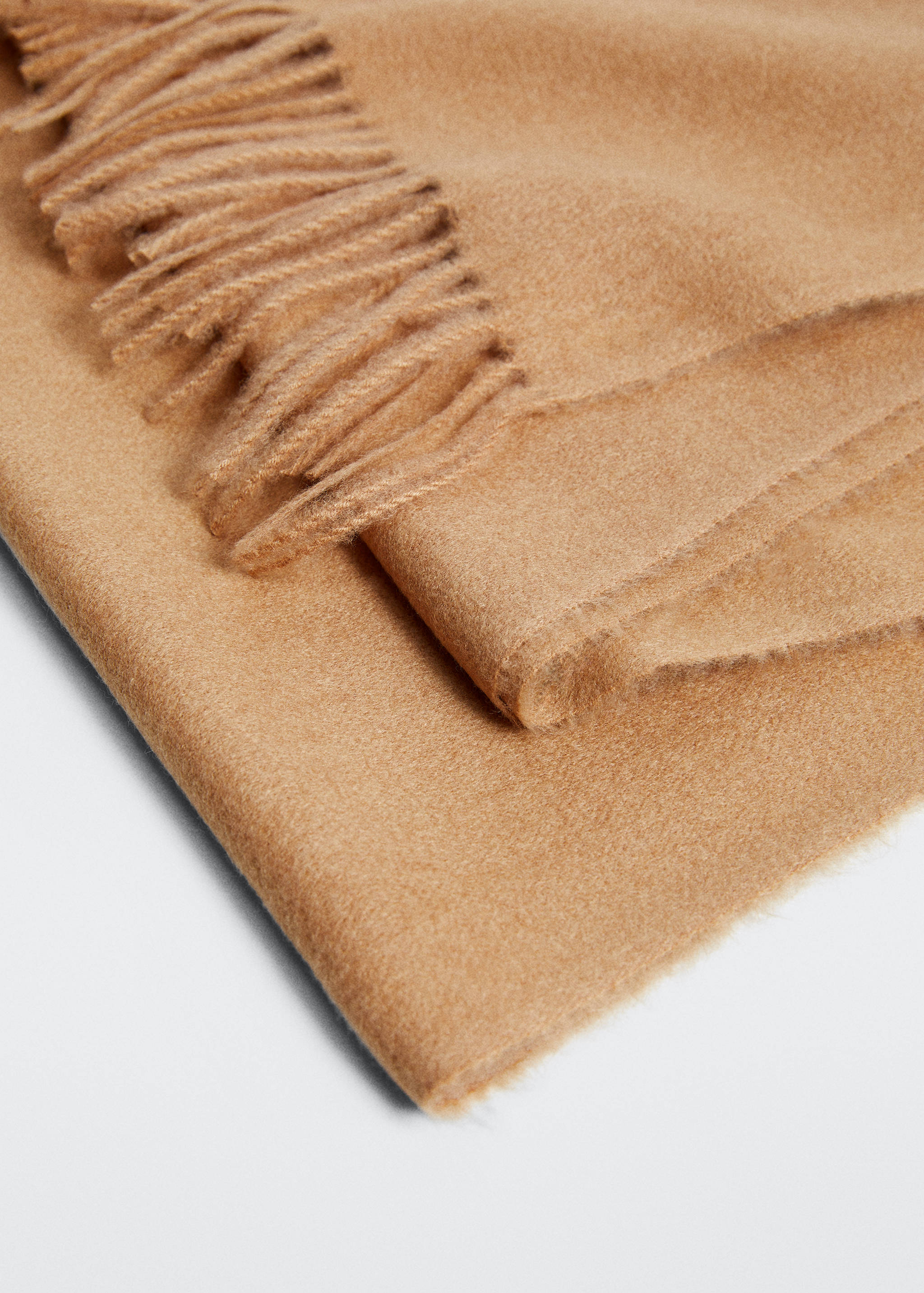 Fringed edge scarf - Medium plane
