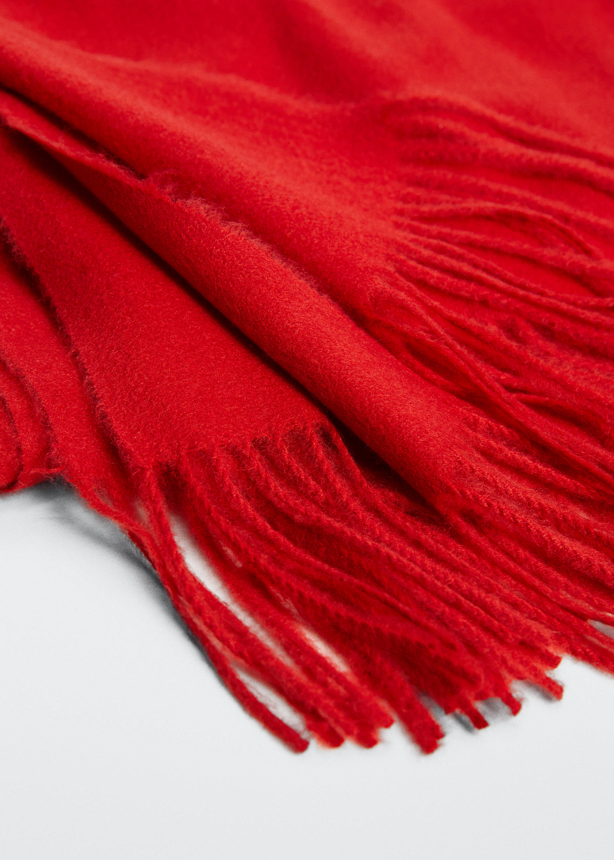 Fringed edge scarf - Medium plane